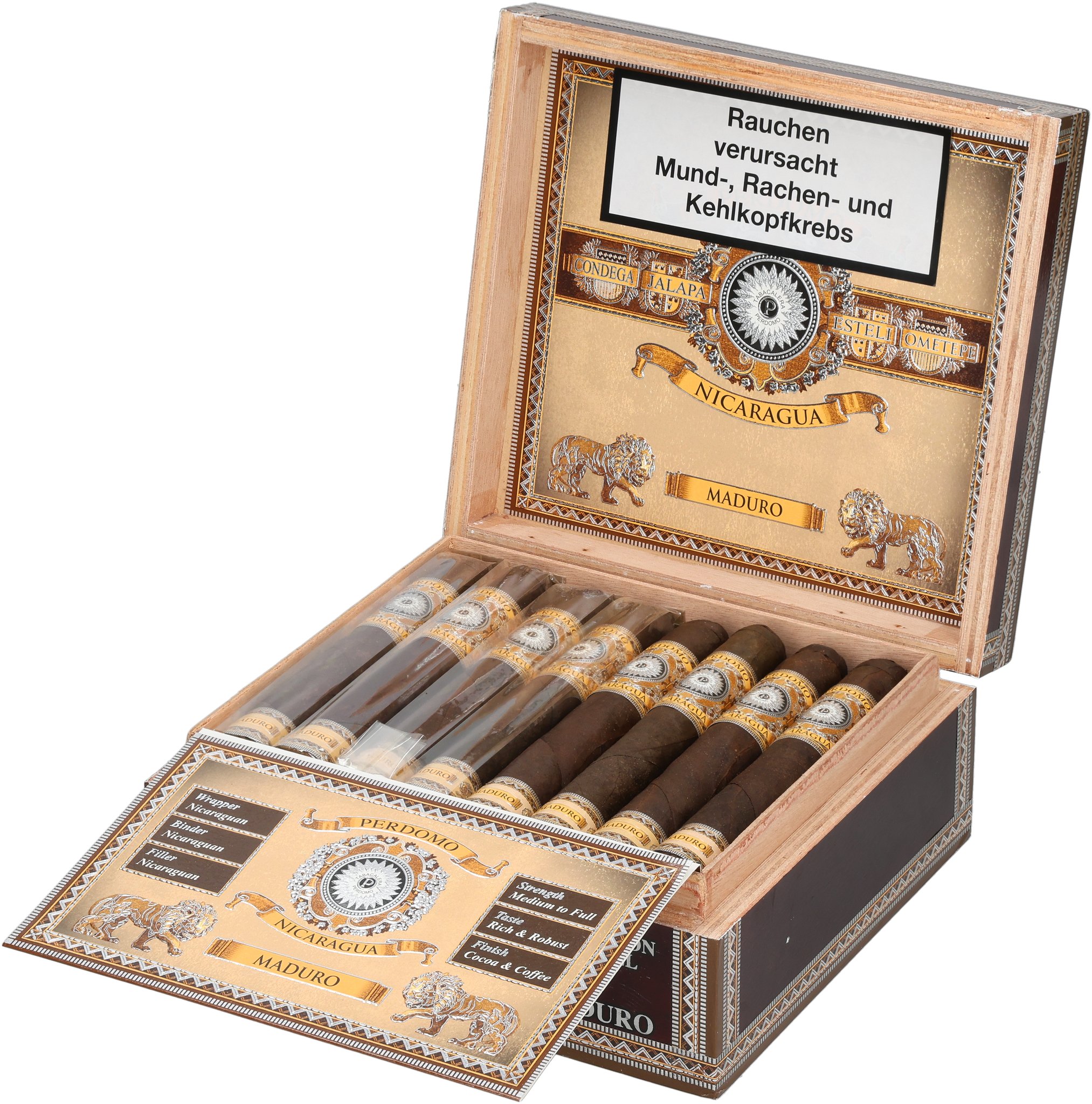 Perdomo Bourbon Barrel Aged (Nicaragua) Epicure (Maduro)_Kiste Offen