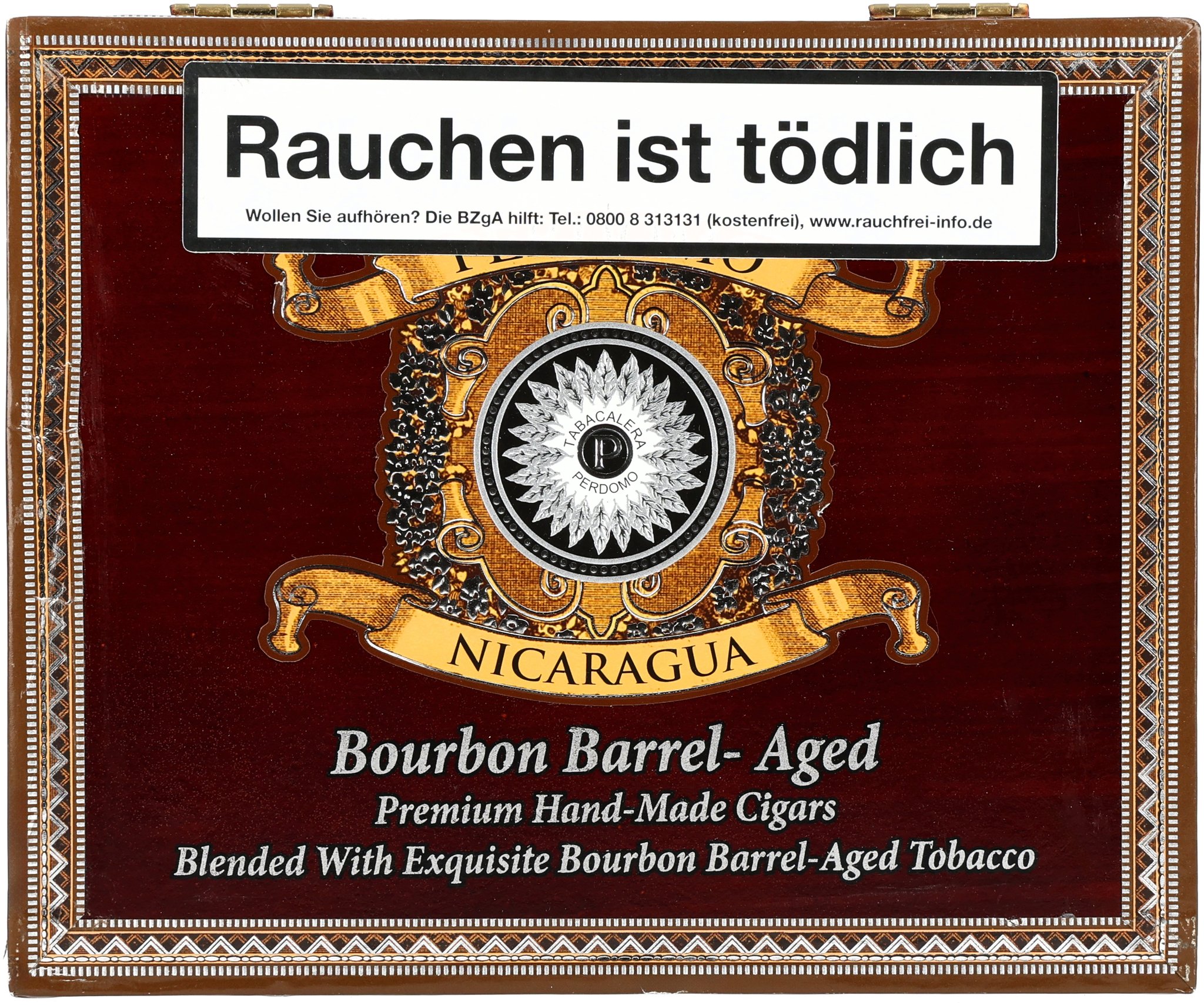 Perdomo Bourbon Barrel Aged (Nicaragua) Gordo_Kiste Frontal