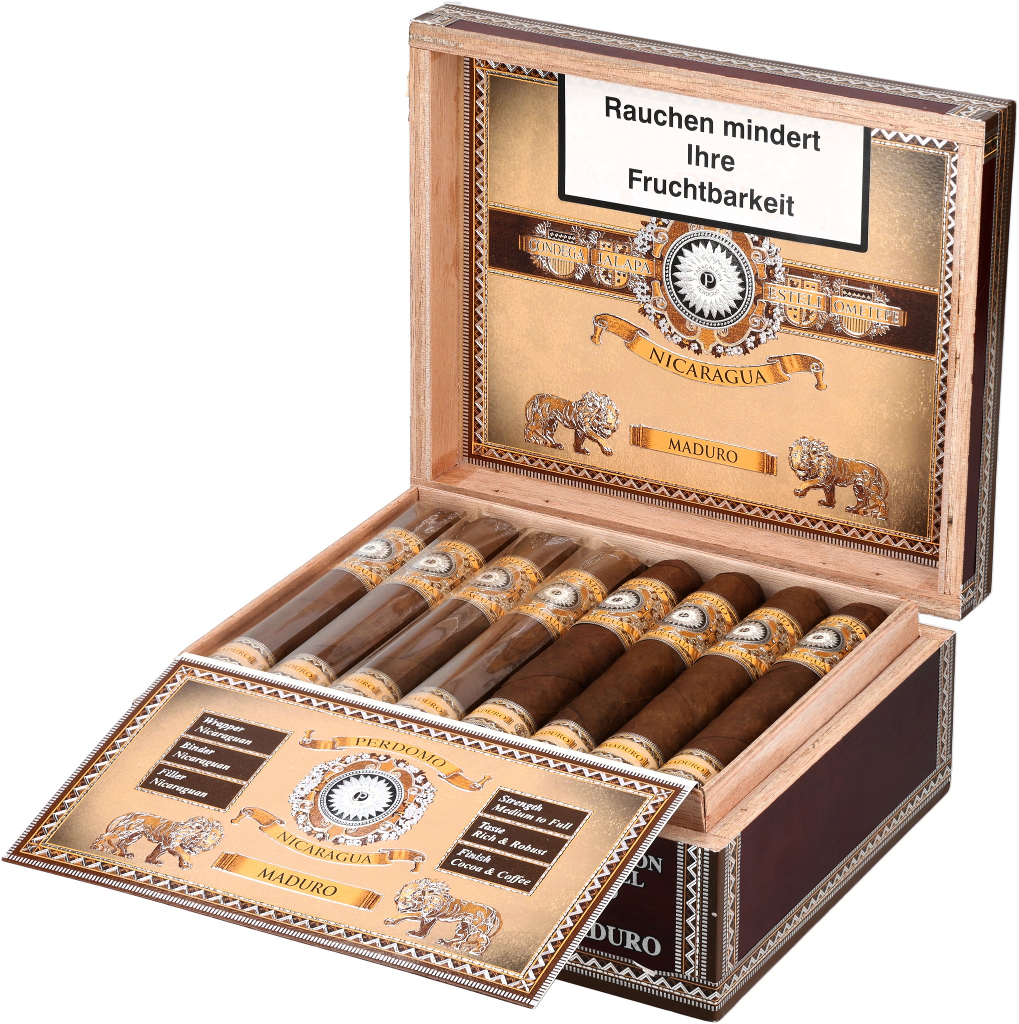 Perdomo Bourbon Barrel Aged (Nicaragua) Gordo_Kiste Offen