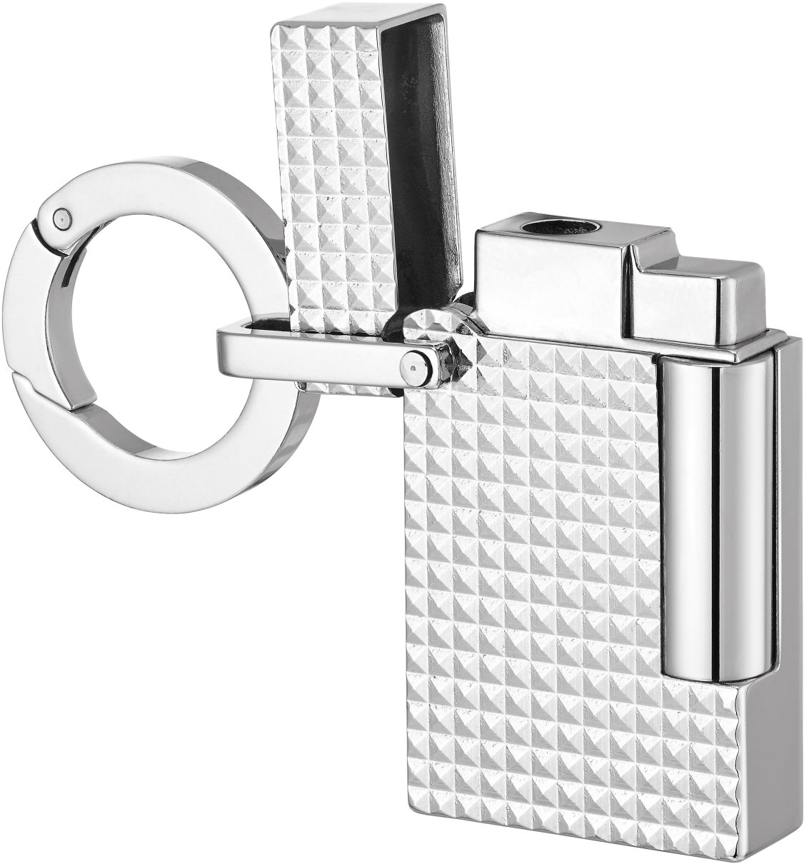 S.T. Dupont Accessories Schlüsselanhänger Feuerzeug (027002KR) offen