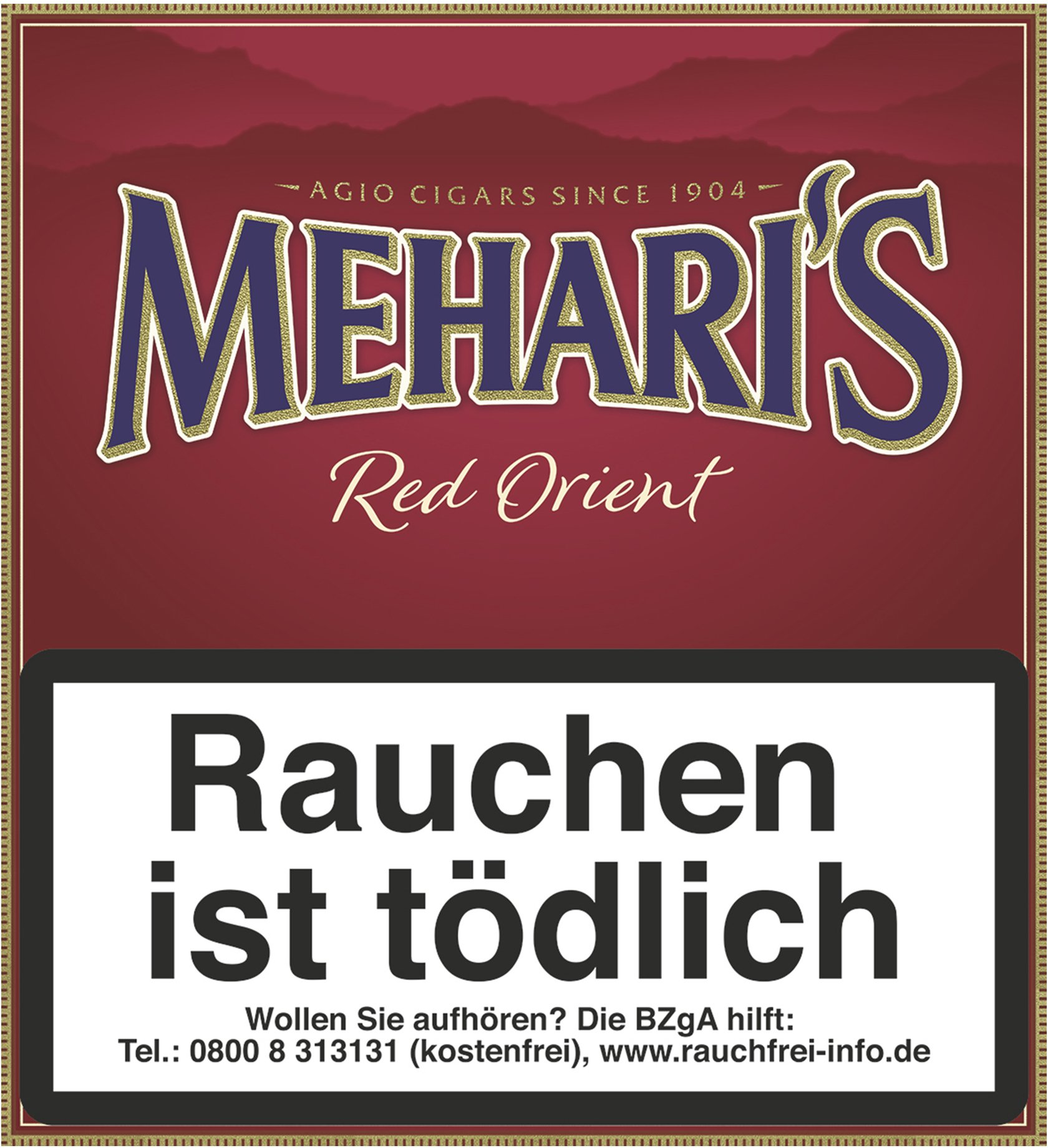 Agio Meharis Meharis Red Orient (OHNE Filter)