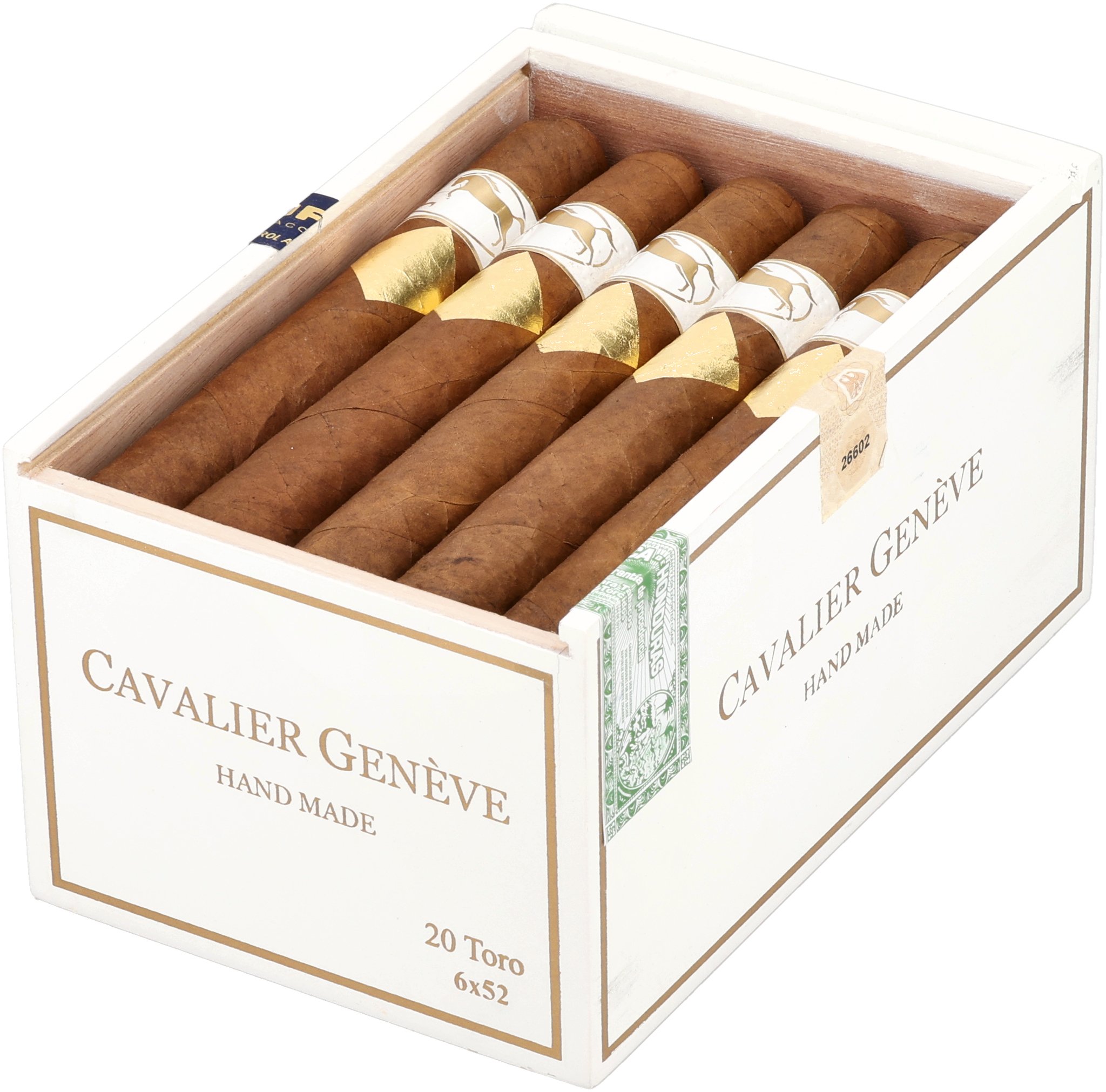 Cavalier Genève White Series Toro_Kiste Offen