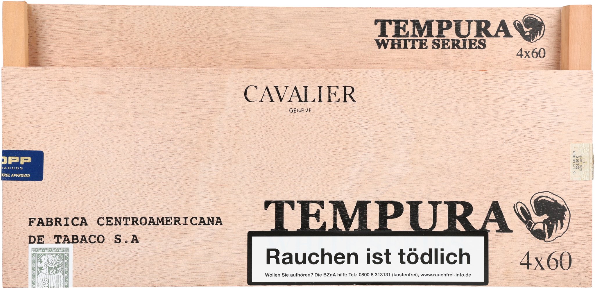 Cavalier Genève White Series Tempura_Kiste Frontal