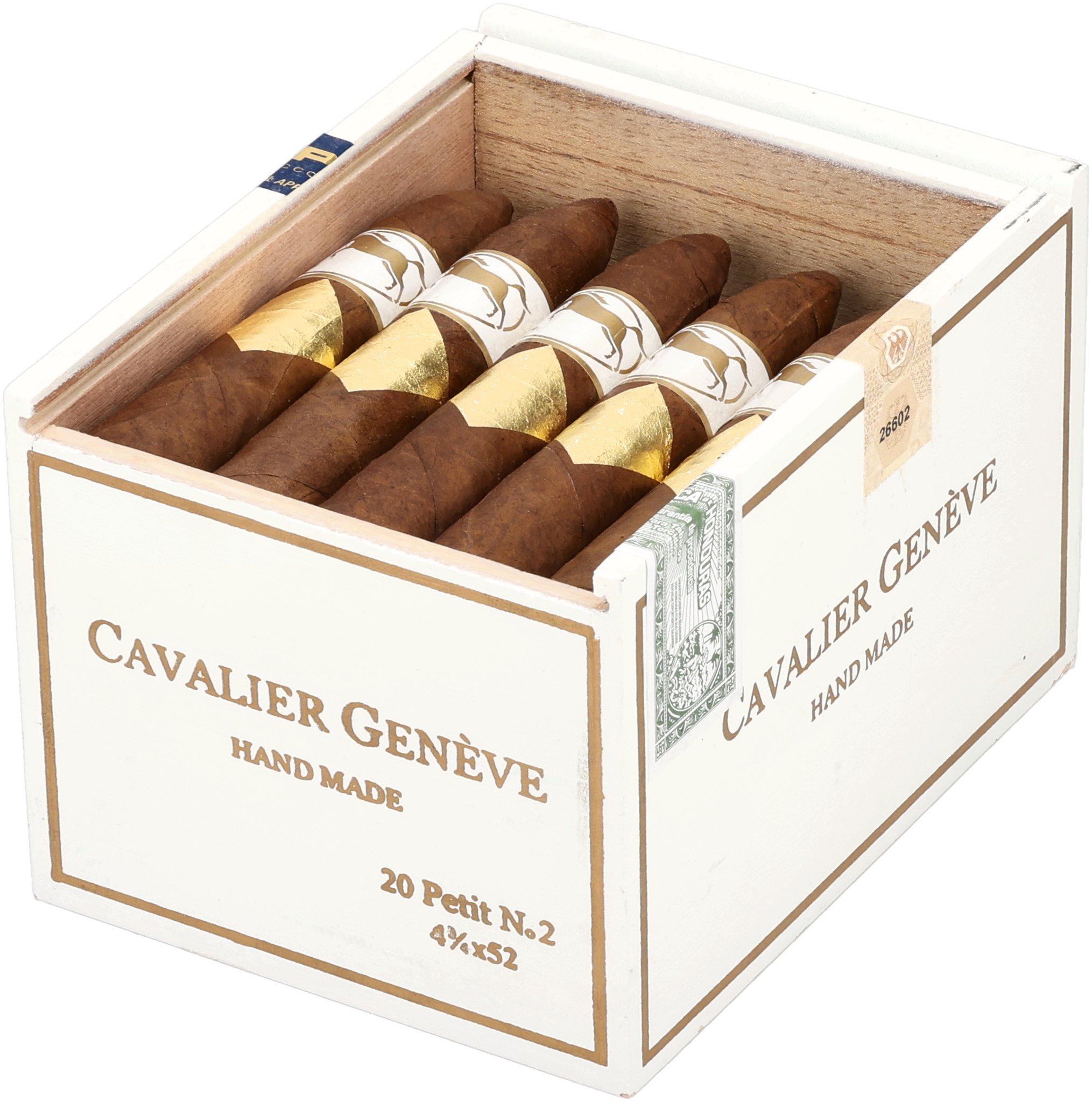 Cavalier Genève White Series Petit No. 2_Kiste Offen