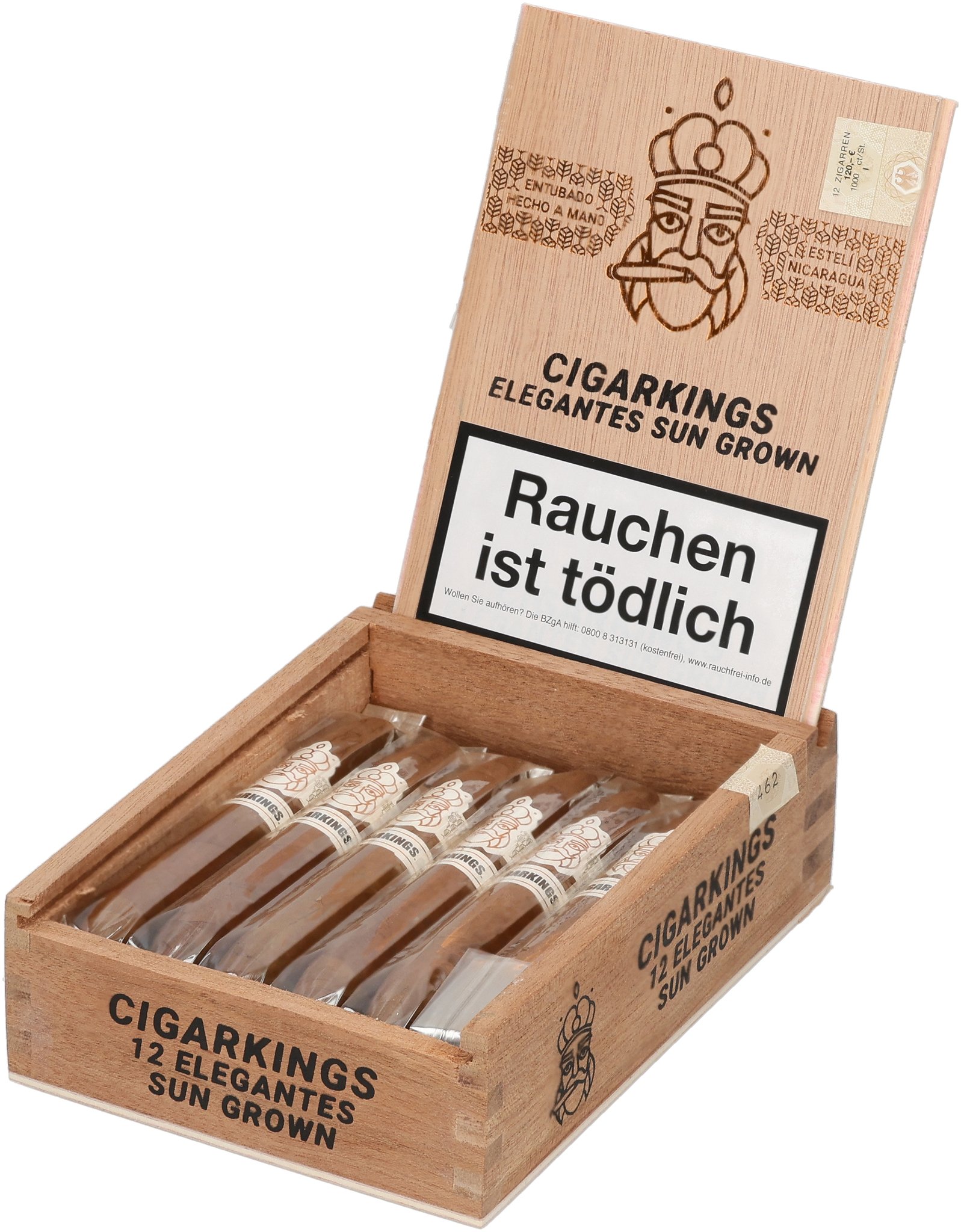 Sun Grown Elegantes box open 2