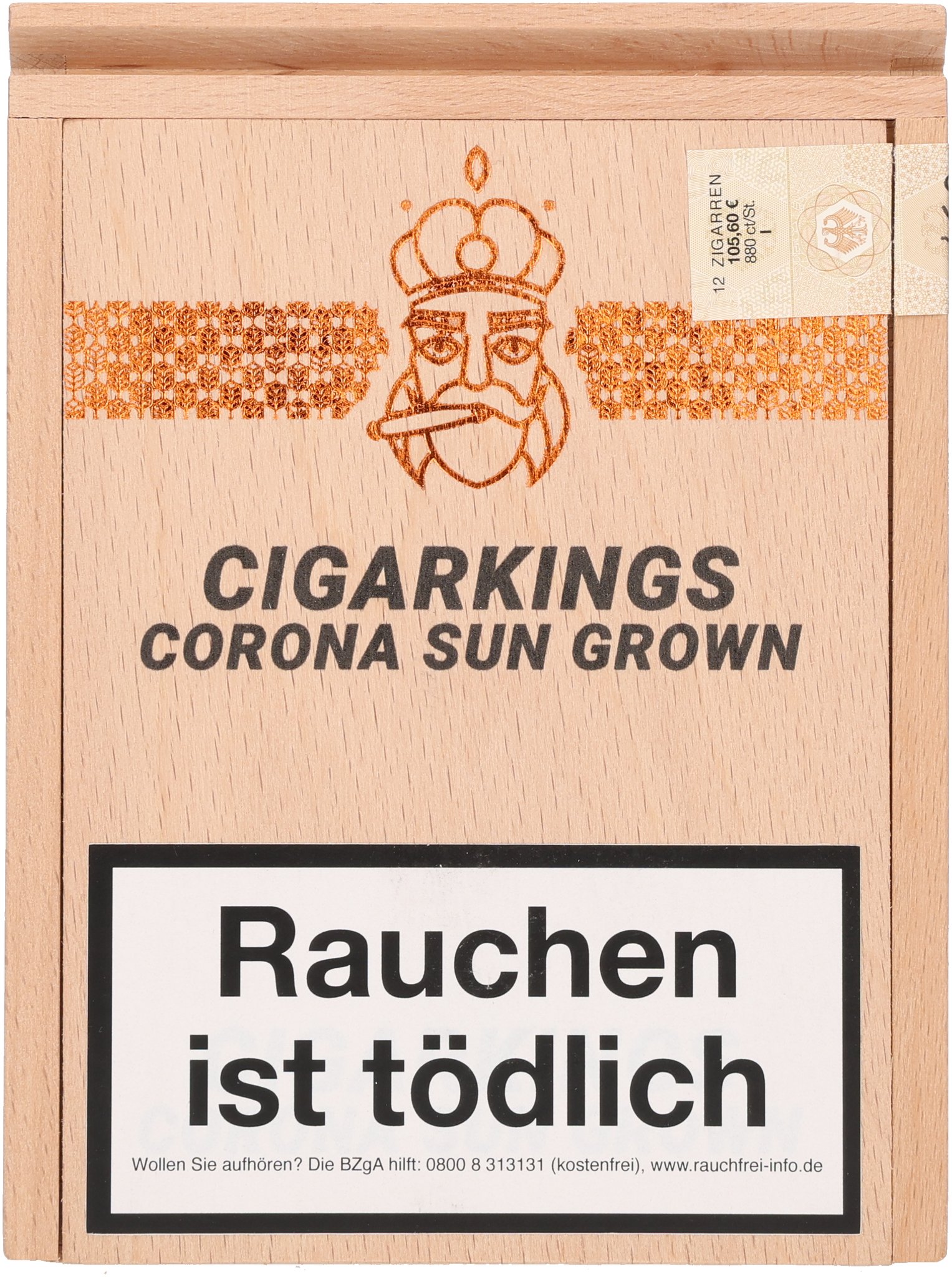 Sun Grown Corona box front