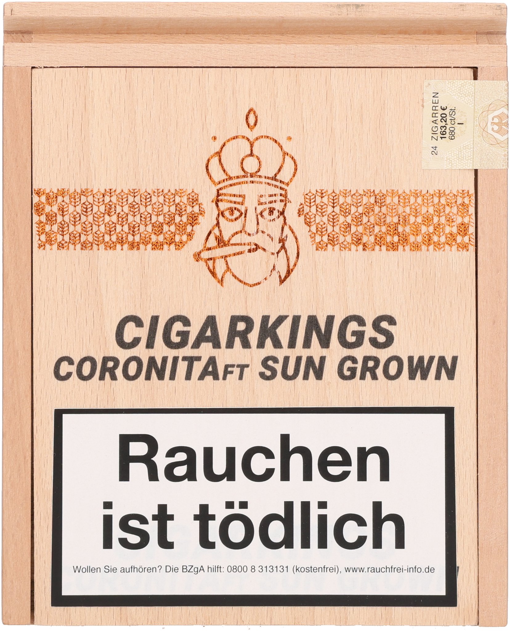 Sun Grown Coronita box front