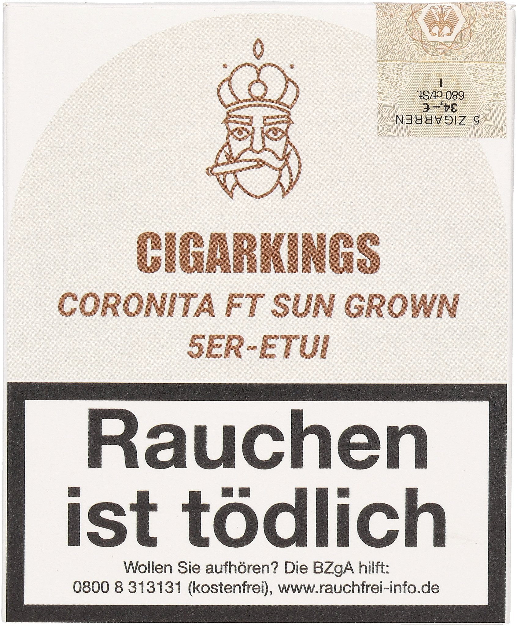 Sun Grown Coronita 5er front