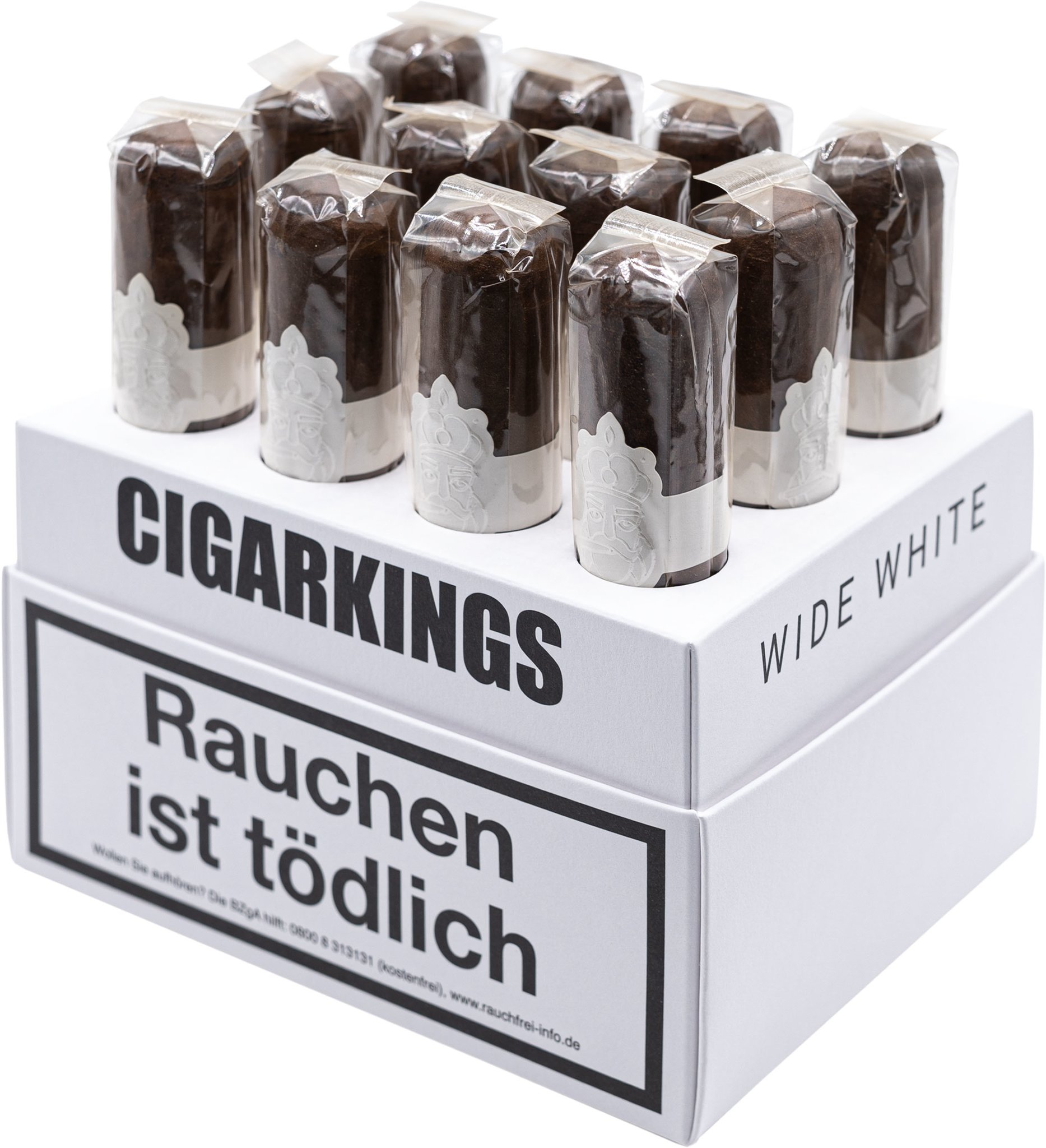 Cigarkings Wide White Jalapa Kiste offen