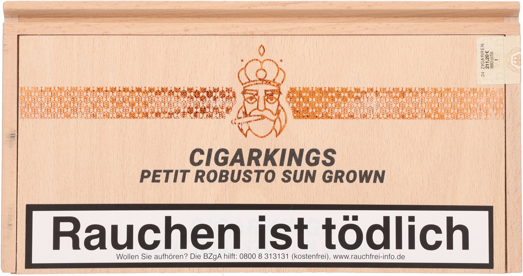 Sun Grown Petit Robusto box front