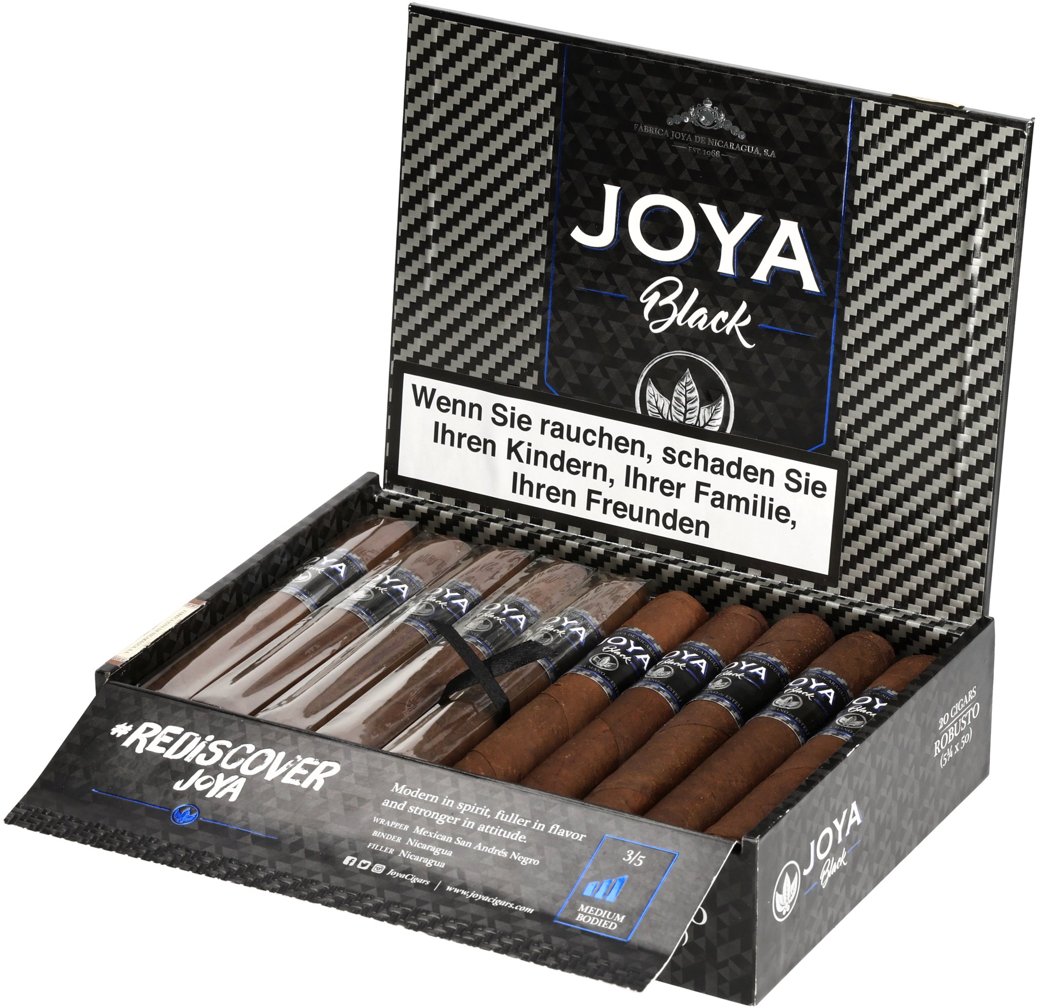  Joya de Nicaragua Joya Black Robusto_Kiste Offen