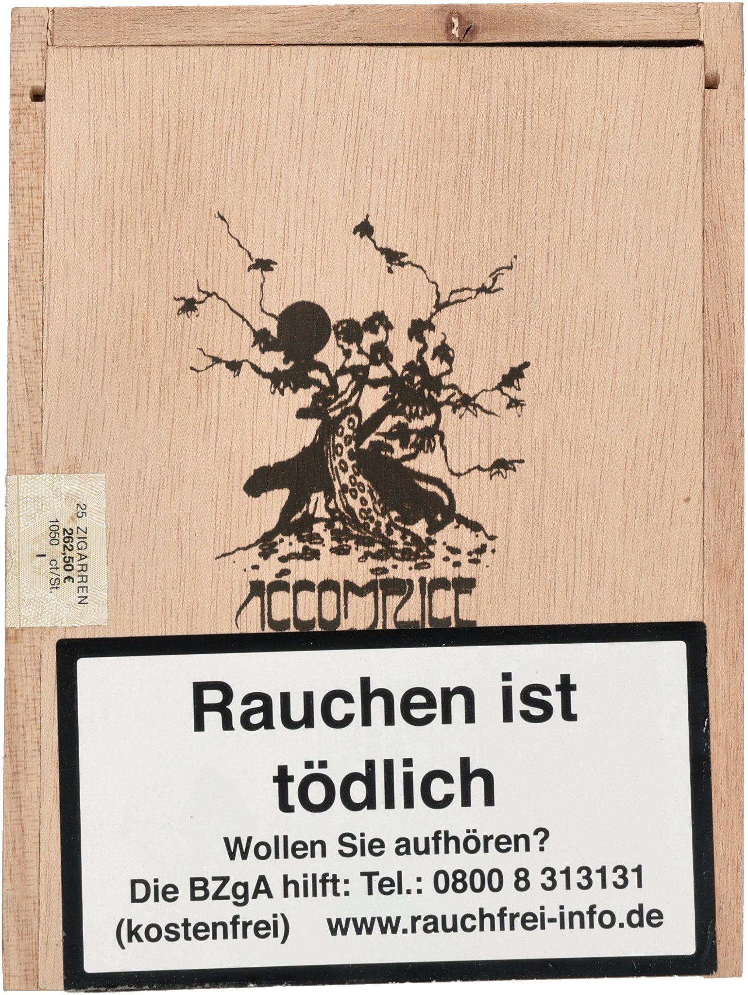 White Label Robusto box front