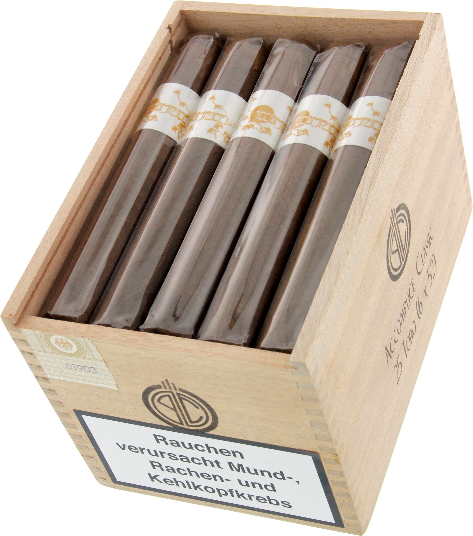 Principle Cigars Accomplice White Label Toro 25er Kiste offer