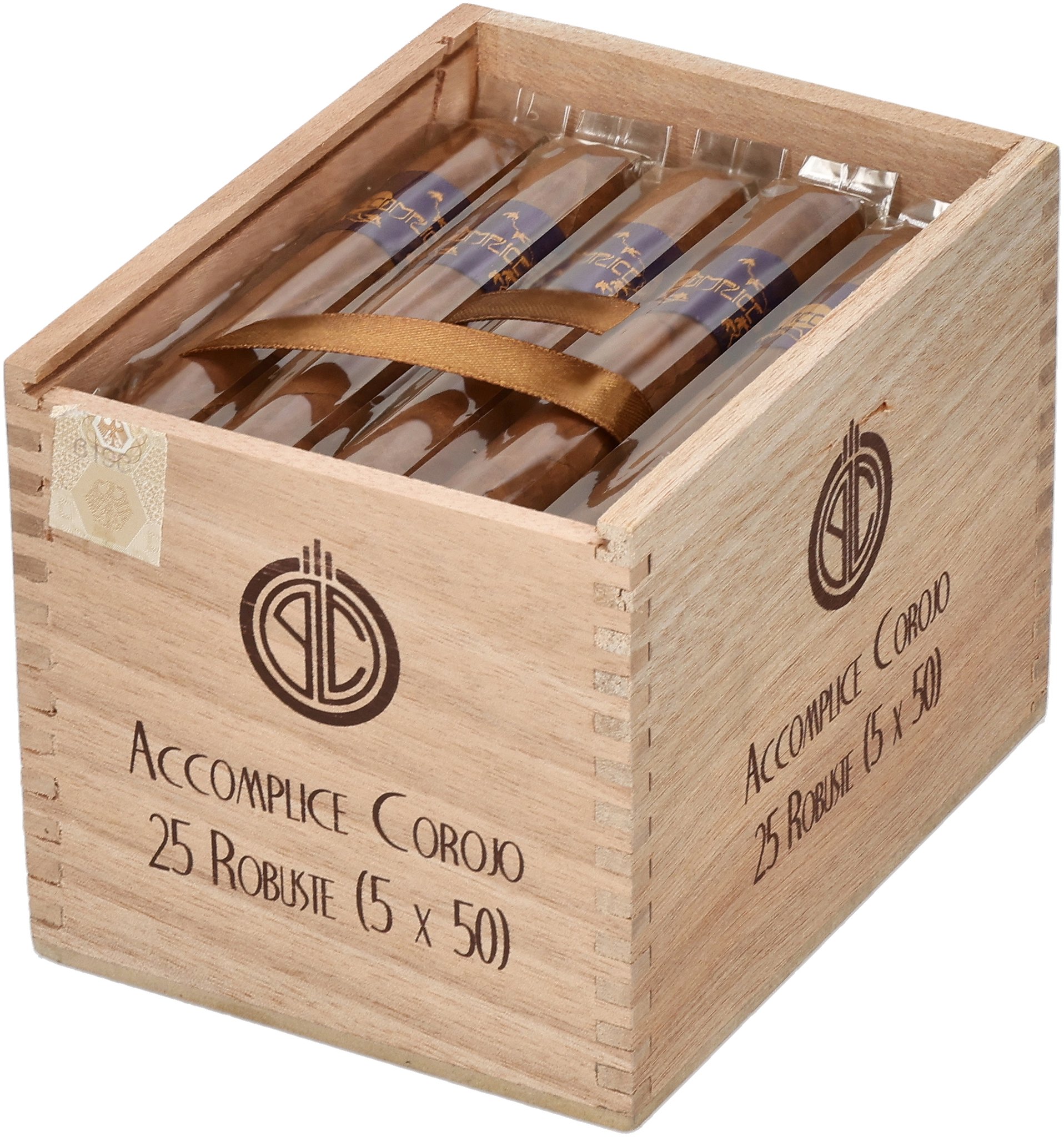 Purple Label Robusto Corojo box open