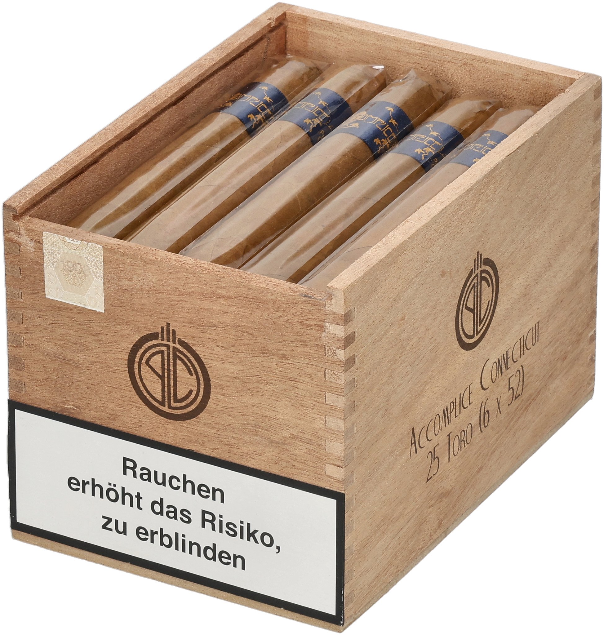Principle Cigars Accomplice White Label Toro Connecticut box