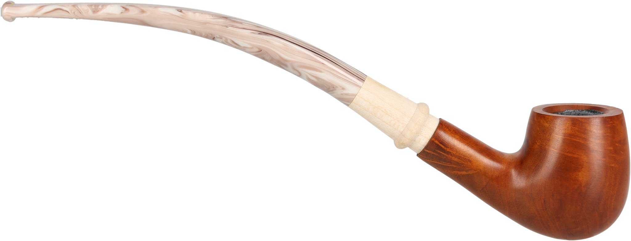 Bellini Pfeifen Natura London Cappuccino Halfbent_03