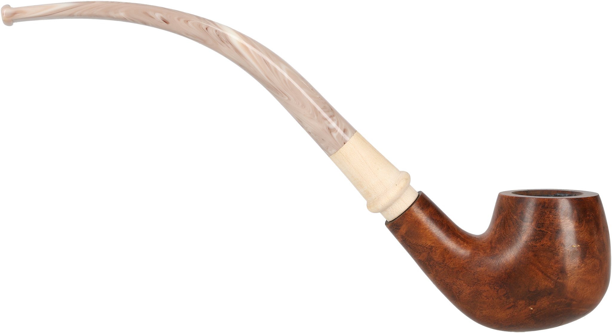 Bellini Pfeifen Marrone London Cappuccino Bent_03