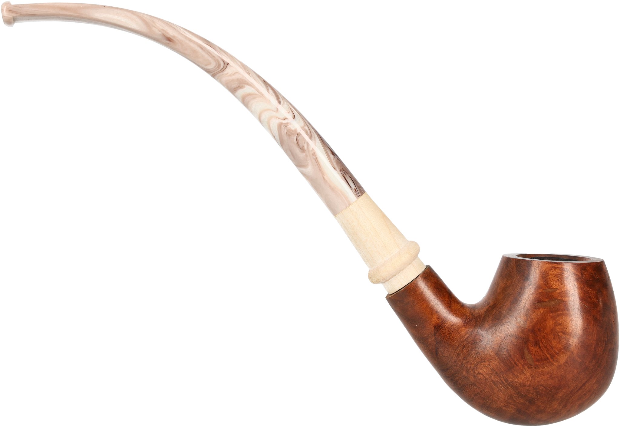Bellini Pfeifen Marrone Cappuccino Apple Bent_02