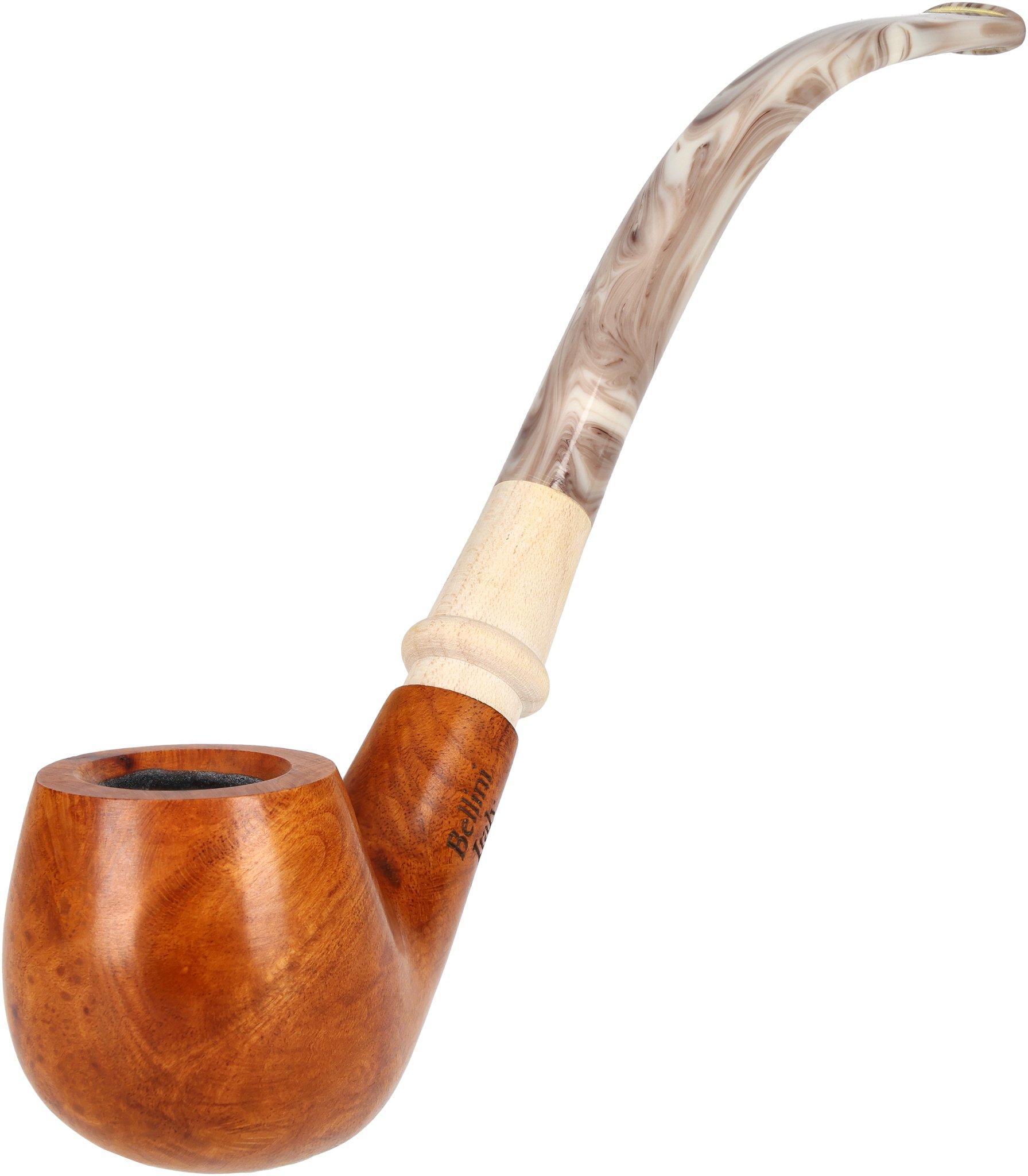 Bellini Pfeifen Natura London Cappuccino Bent_02
