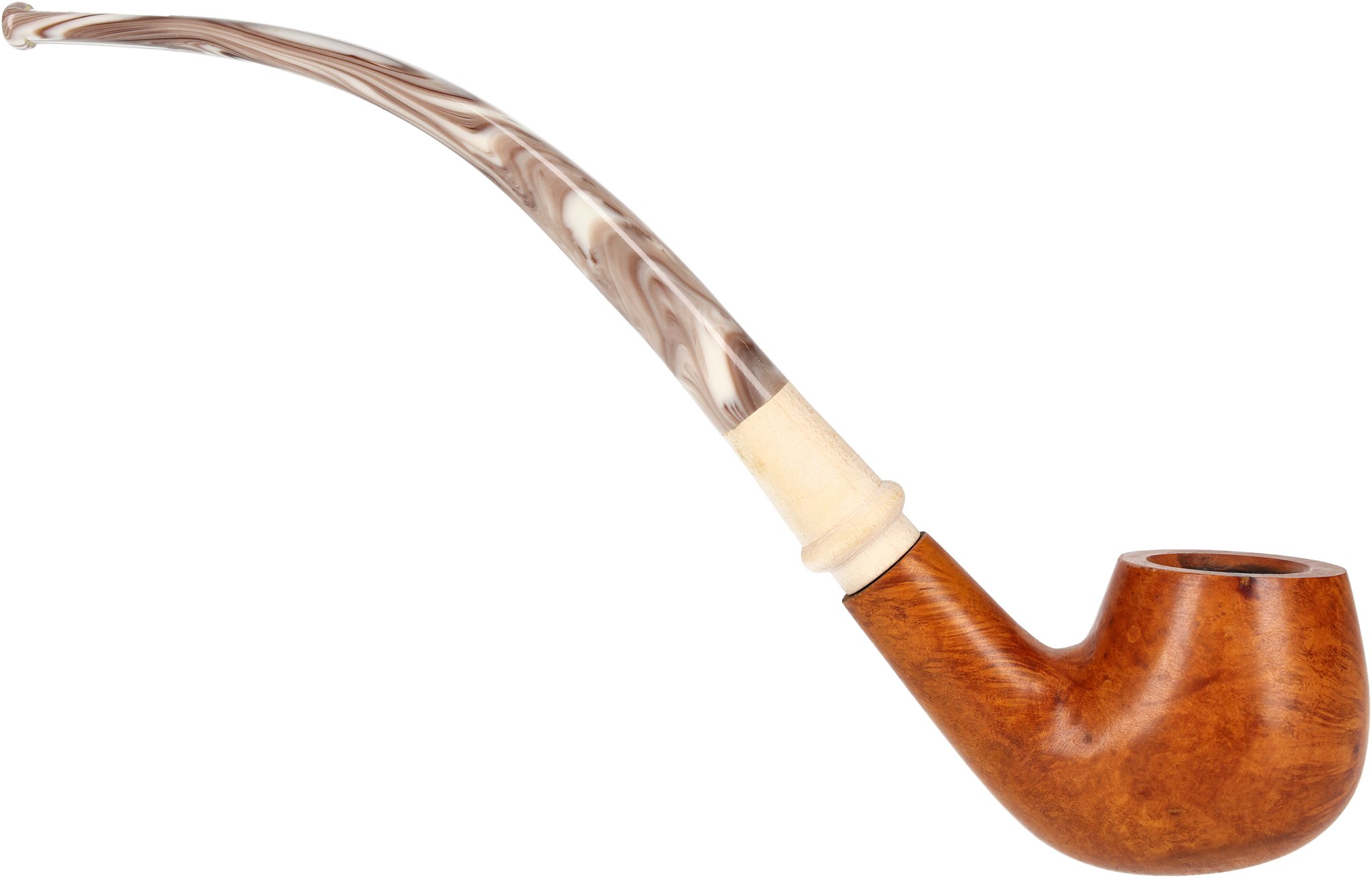 Bellini Pfeifen Natura London Cappuccino Bent_03