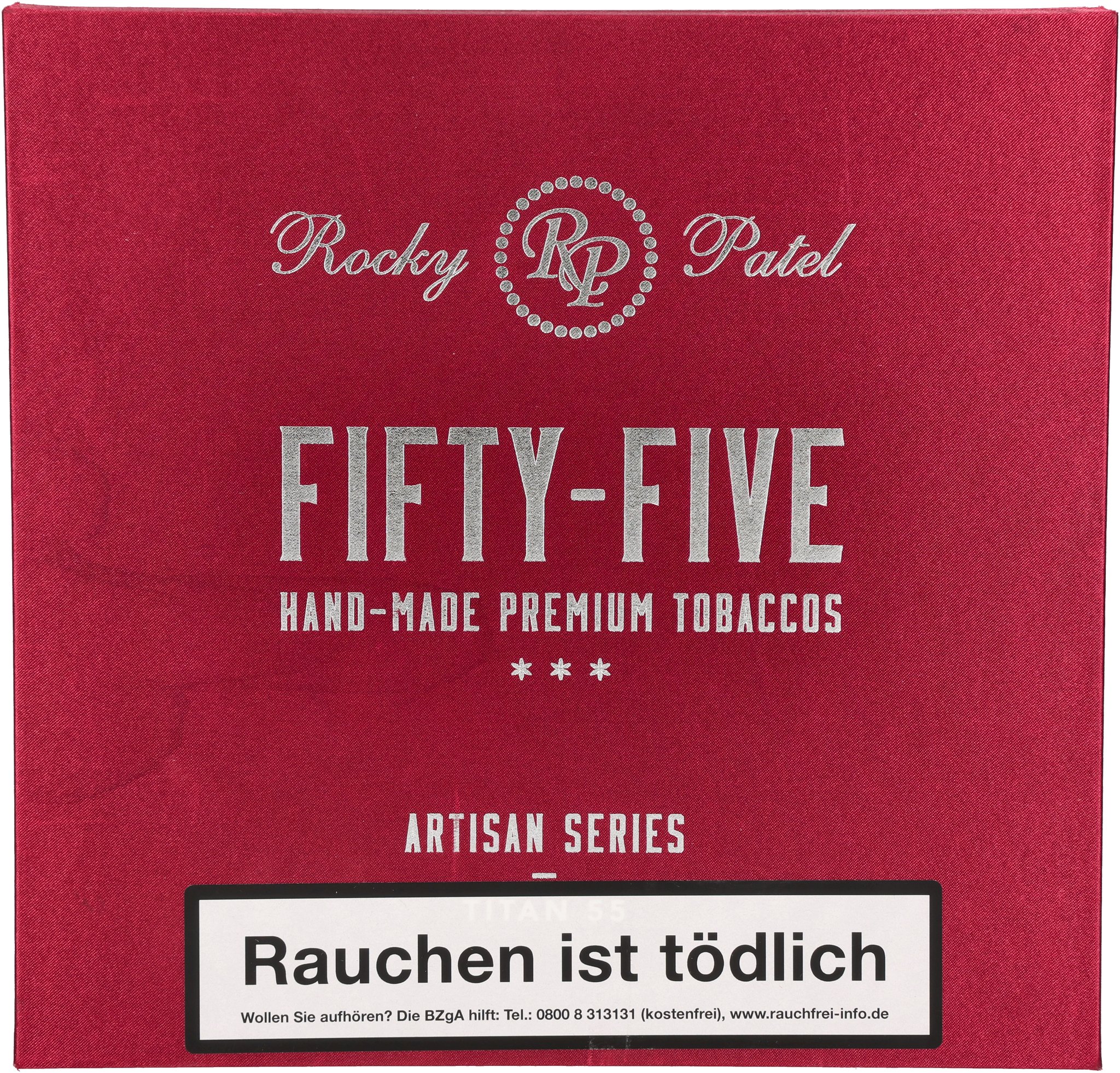 Fifty-Five Titan box front