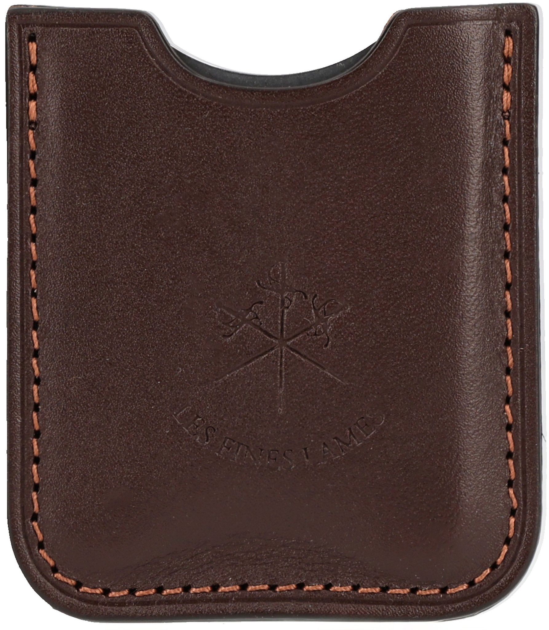 Chrom mit Lederetui Braun Etui