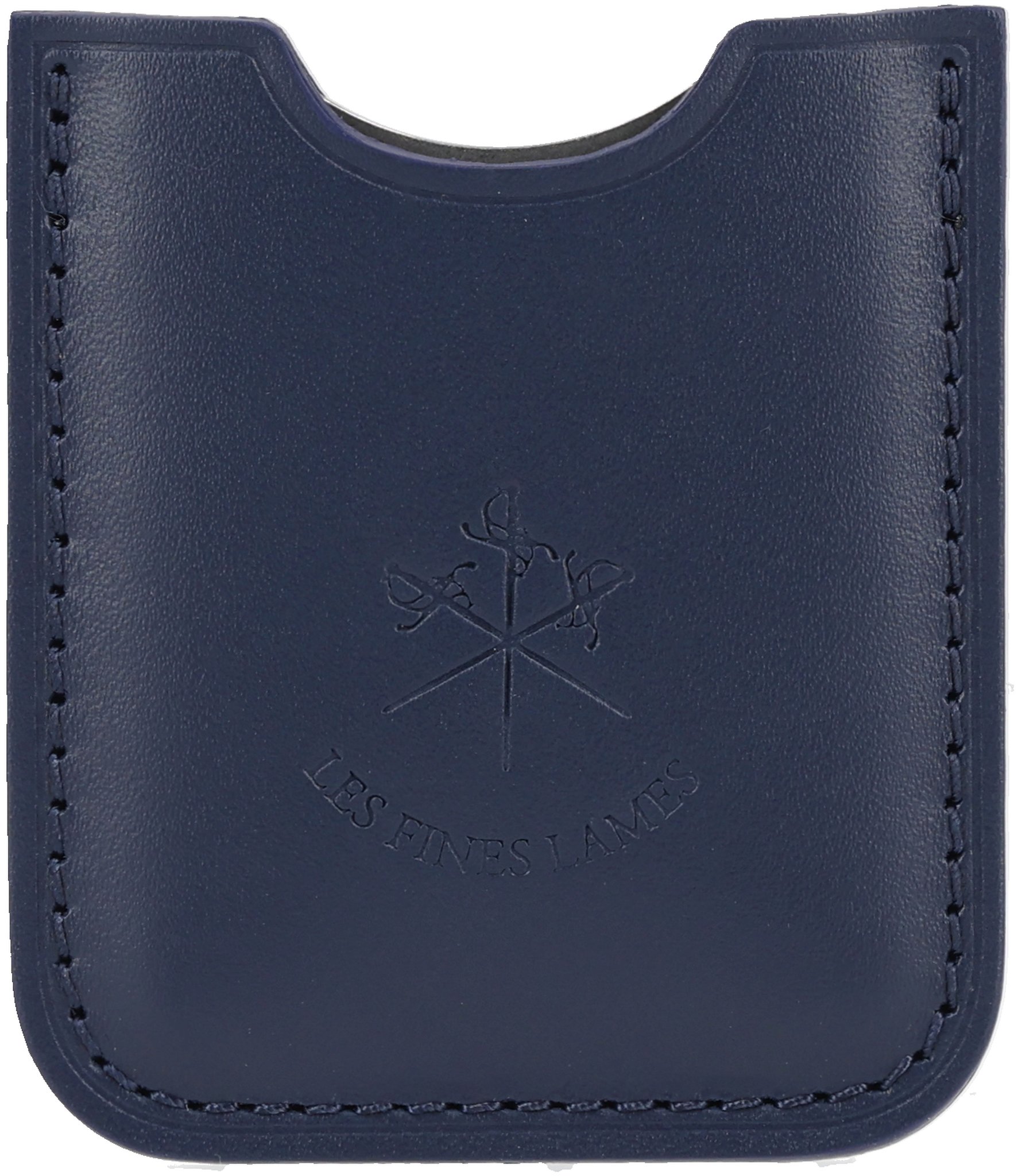 Chrom mit Lederetui Petrol Blue_0