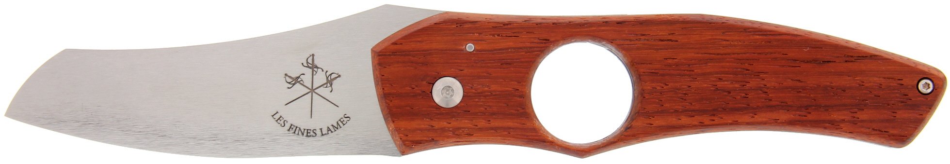 Les Fines Lames Zigarrenmesser Knife Padauk offen