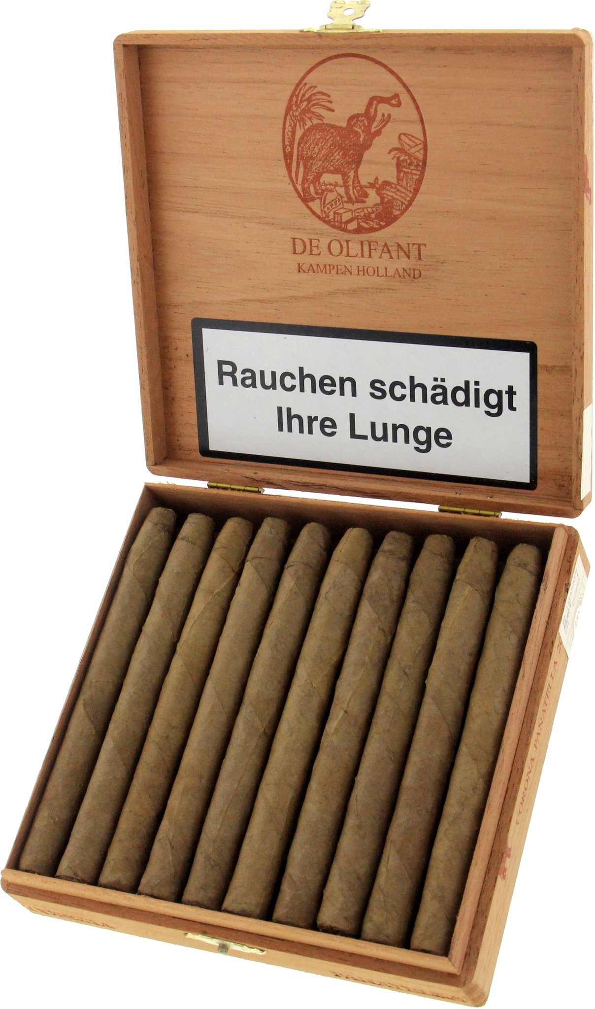 De Olifant Classic Corona Panatela Magnum Kiste offen