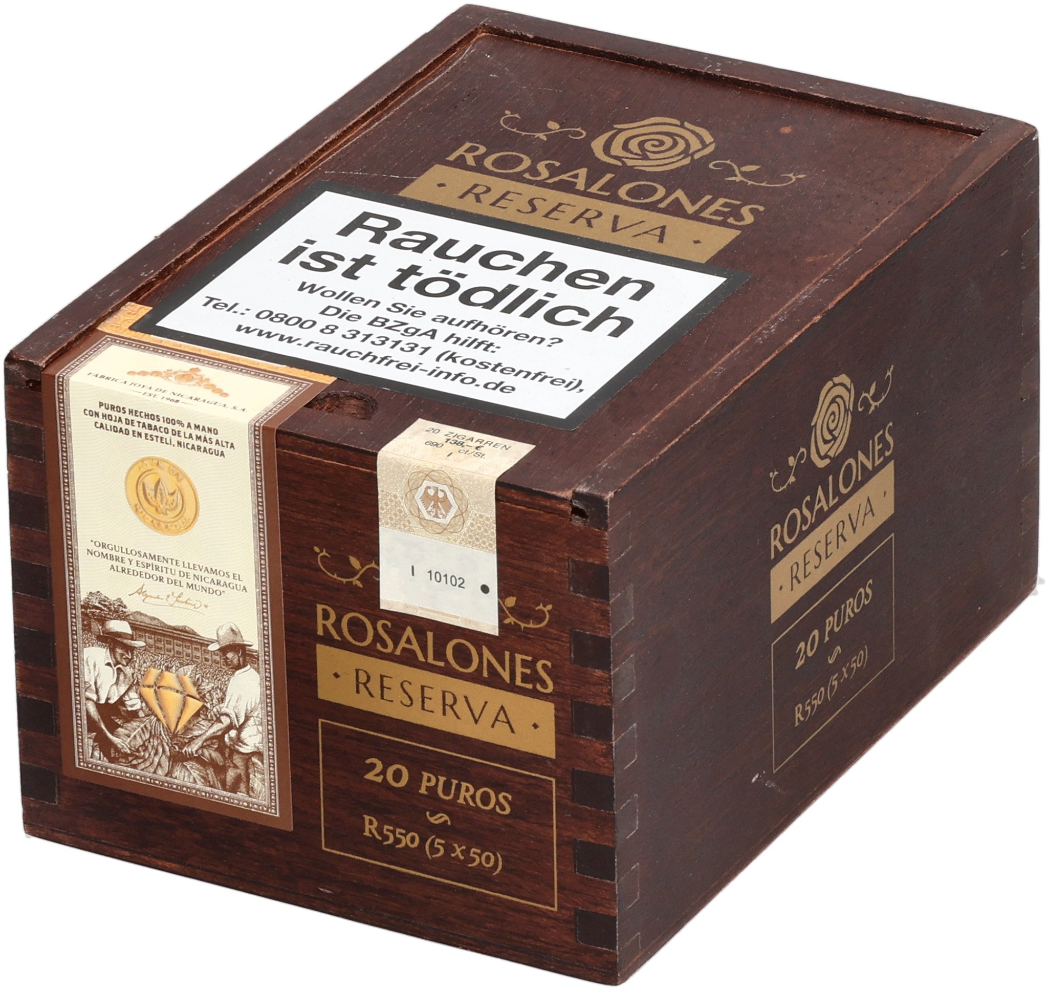 Joya de Nicaragua Rosalones Reserva R550 Robusto (5x50)_Kiste
