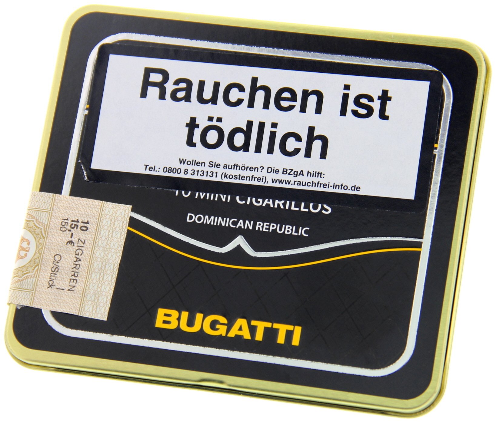 Bugatti Small Cigars Connecticut MINI (26x3.25) 10er