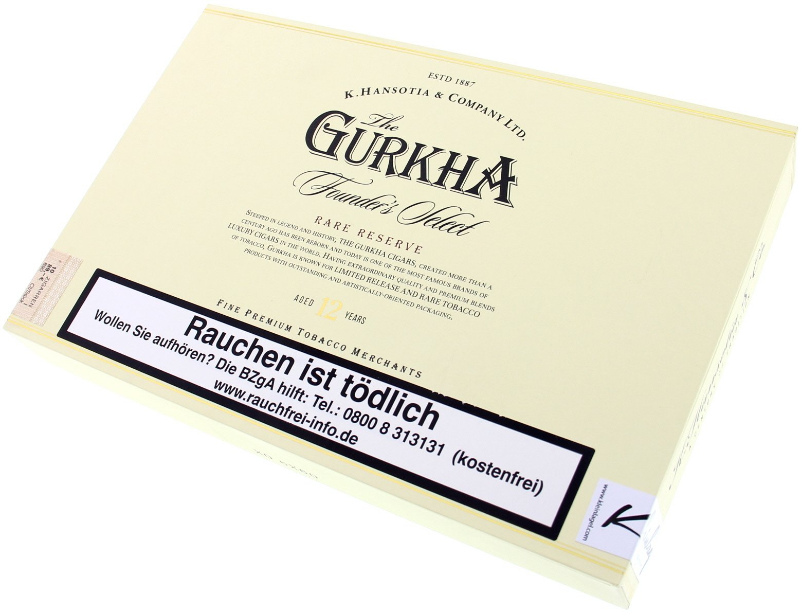 Gurkha Founders Select XO 6x60 Kiste