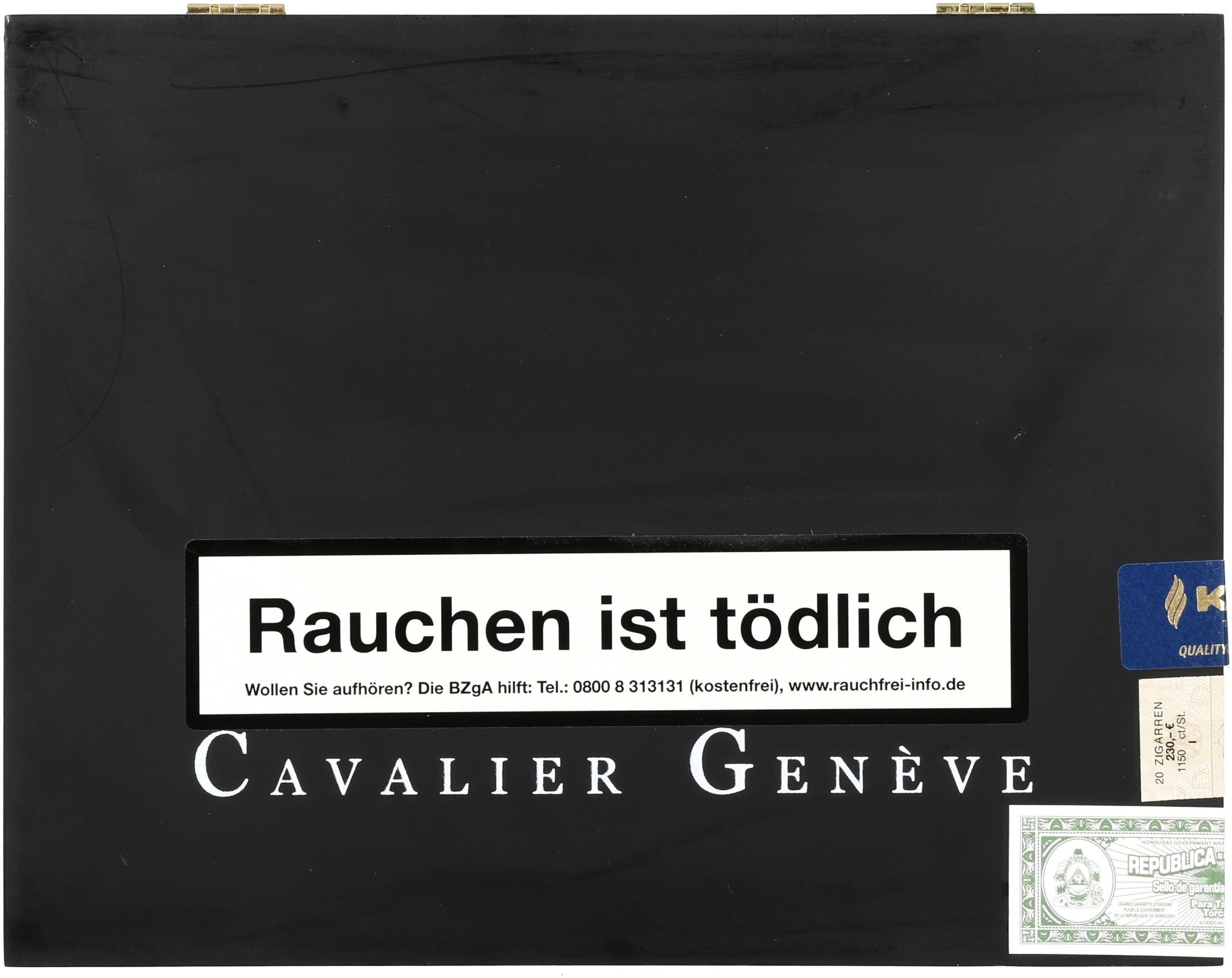 Cavalier Genève Black II Torpedo_Kiste frontal
