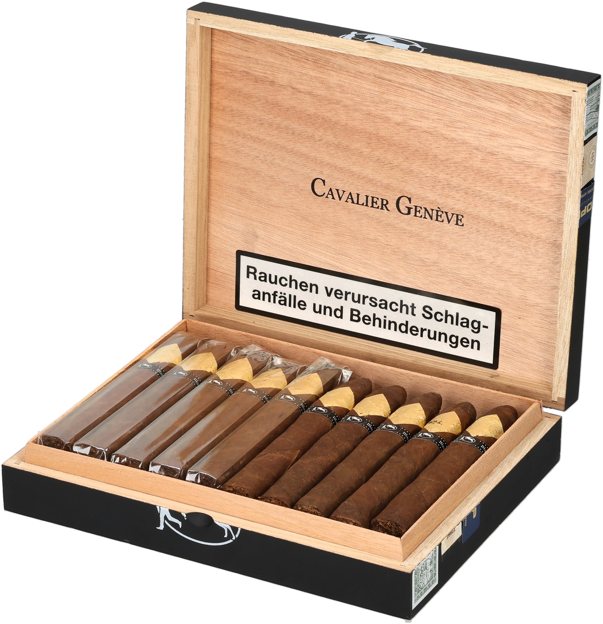Cavalier Genève Black II Torpedo_Kiste offen