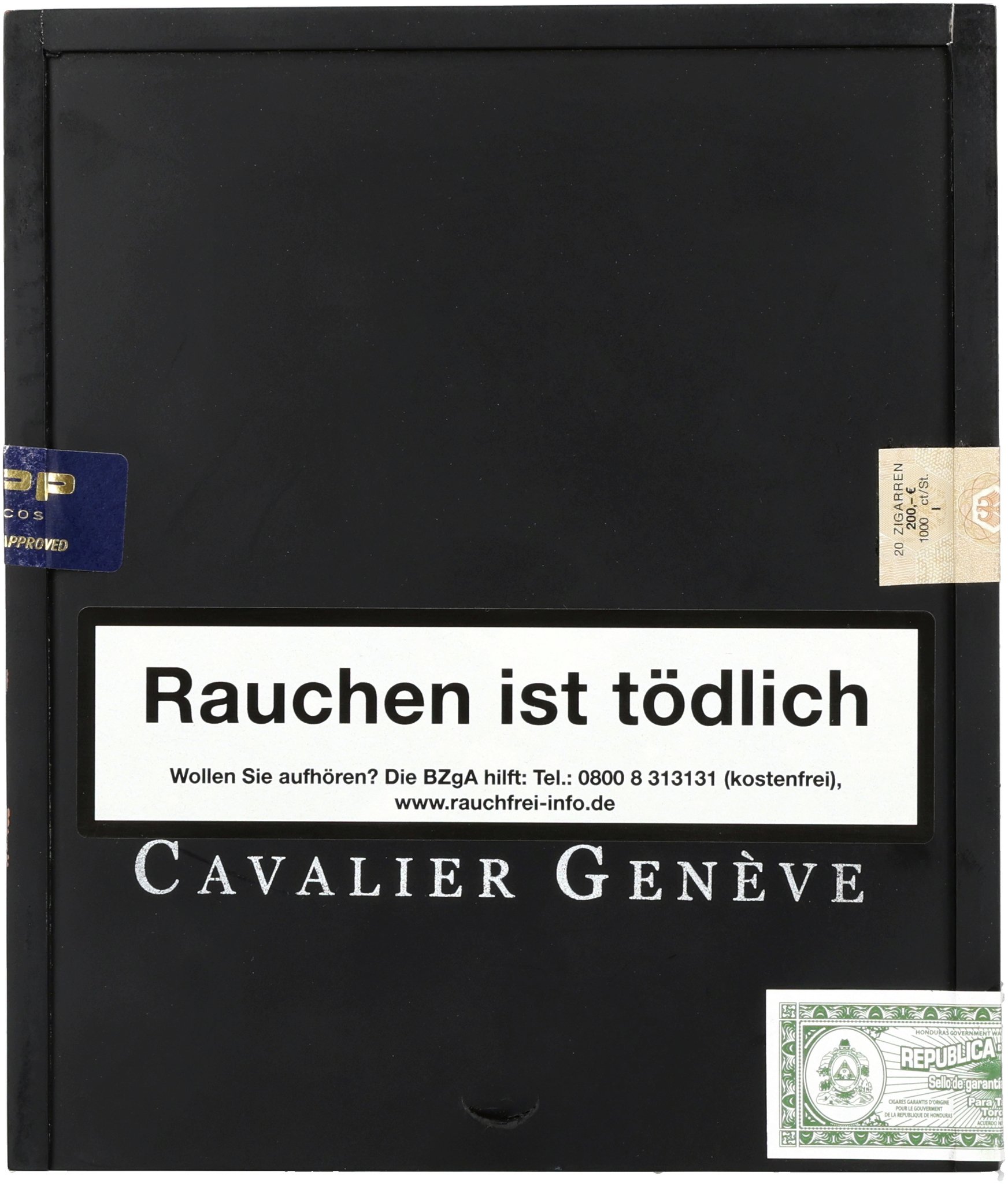 Cavalier Genève Black II Lancero_Kiste Frontal