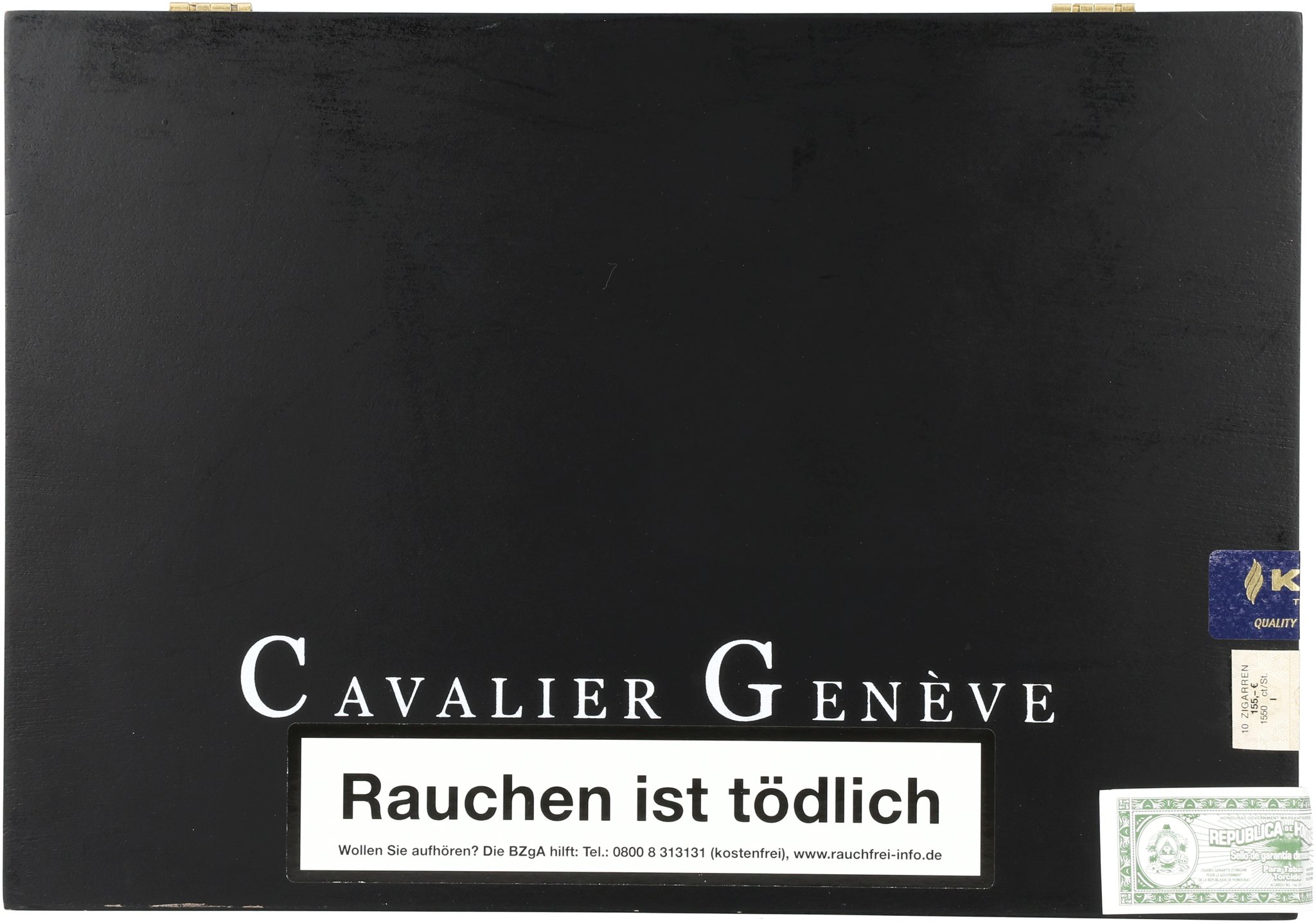 Cavalier Genève Black II Salomones_Kiste Frontal