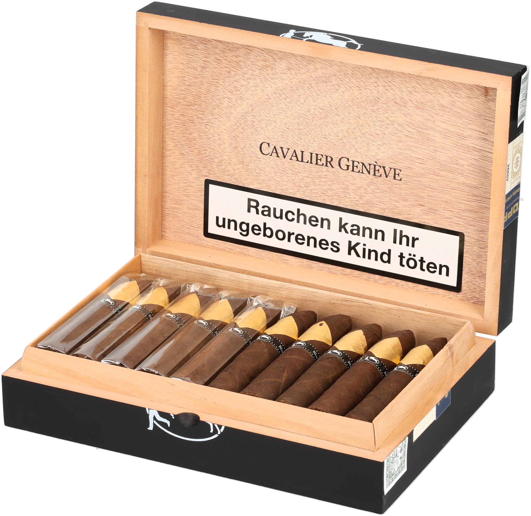Cavalier Genève Black II Petit No. 2_Kiste Offen