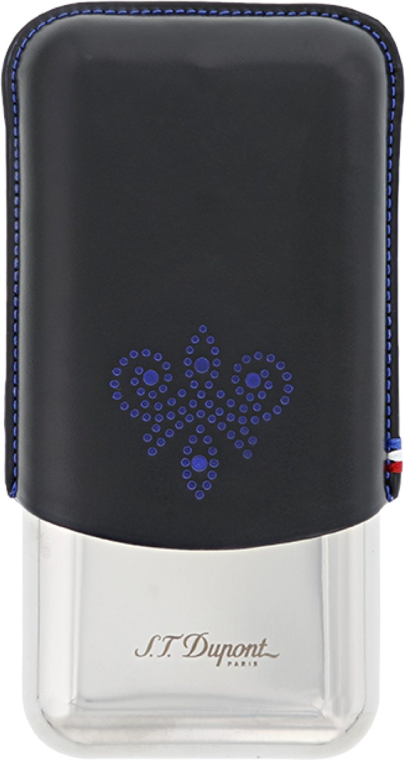 S.T. Dupont Zigarrenetui Metall 3er Noir Derby (183118)
