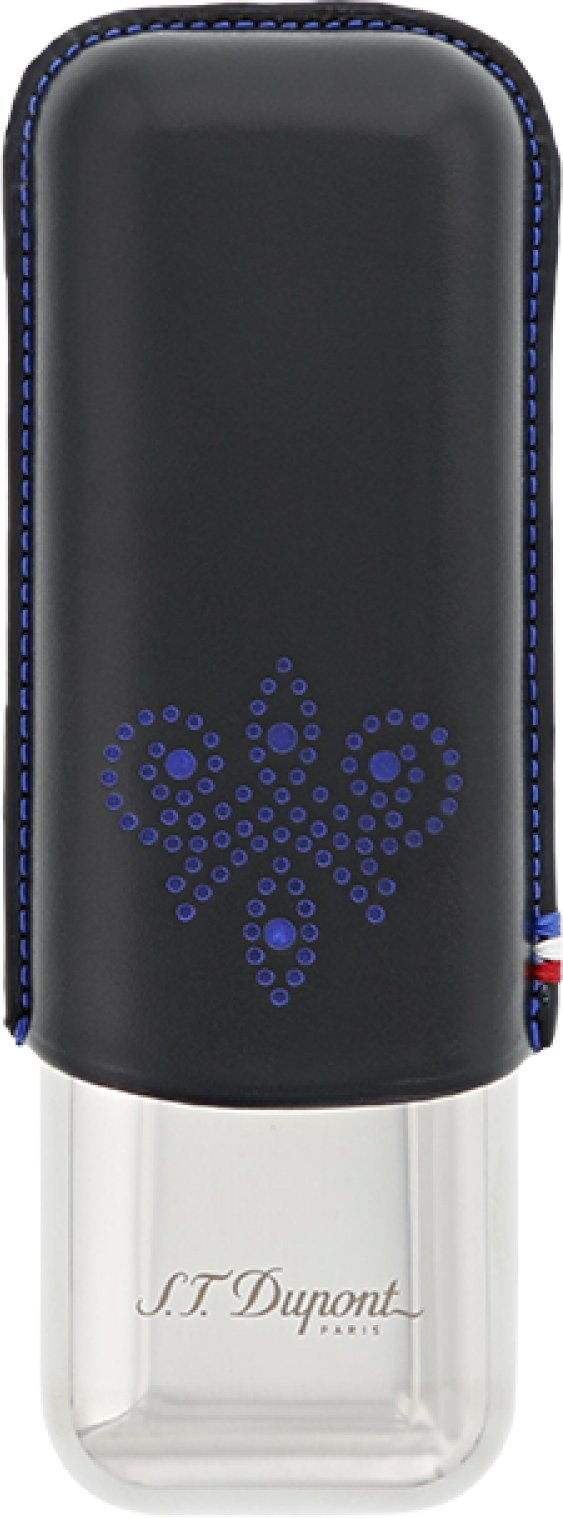 S.T. Dupont Zigarrenetui Metall 2er noir Derby (183018)