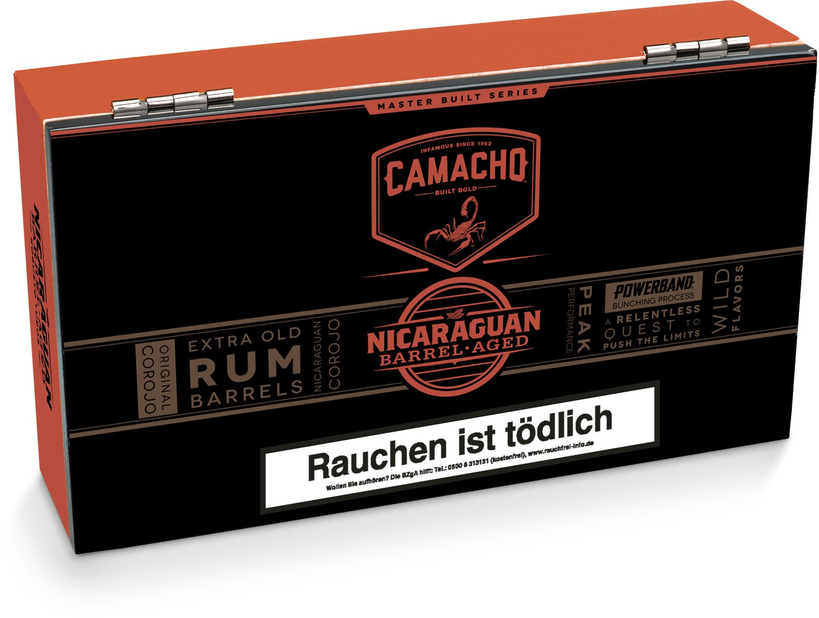 Camacho Nicaraguan Barrel Aged Robusto Tubos Kiste