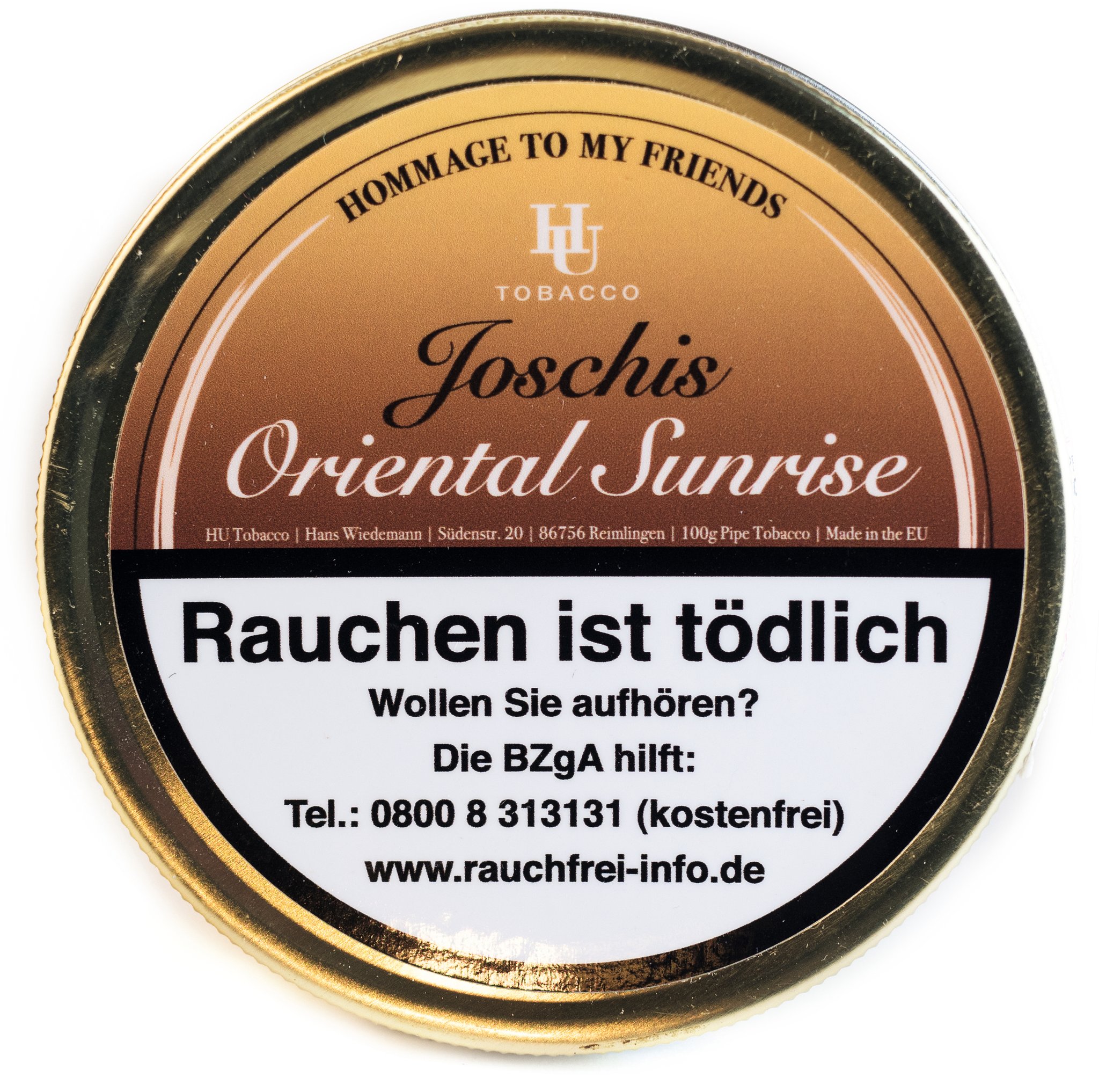 HU Tobacco Hommage Joschis Oriental 100g Dose