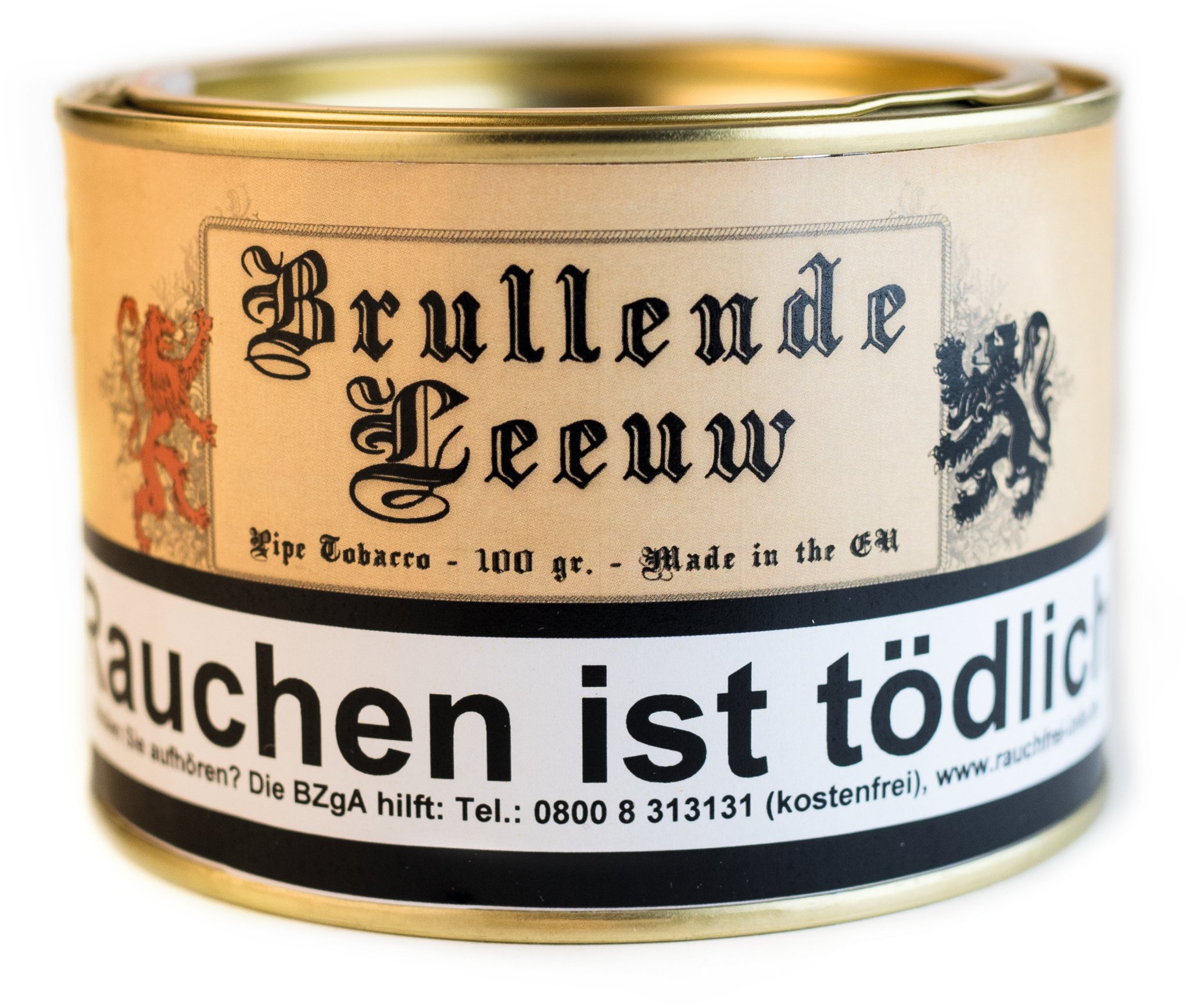 HU Tobacco PRF Brullende Leeuw 100g Dose