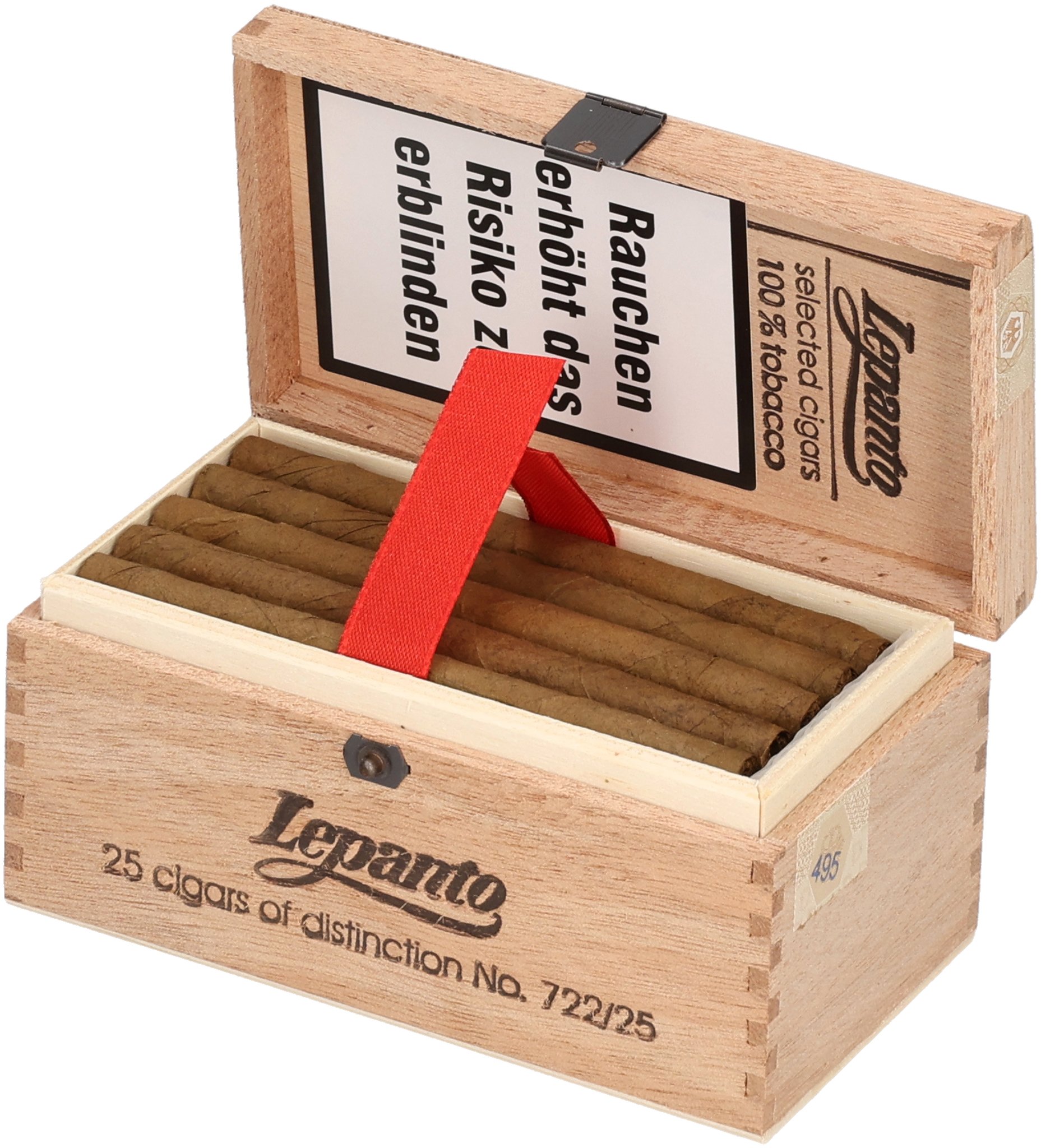 Lepanto Señorita Sumatra 722 Box liegend offen