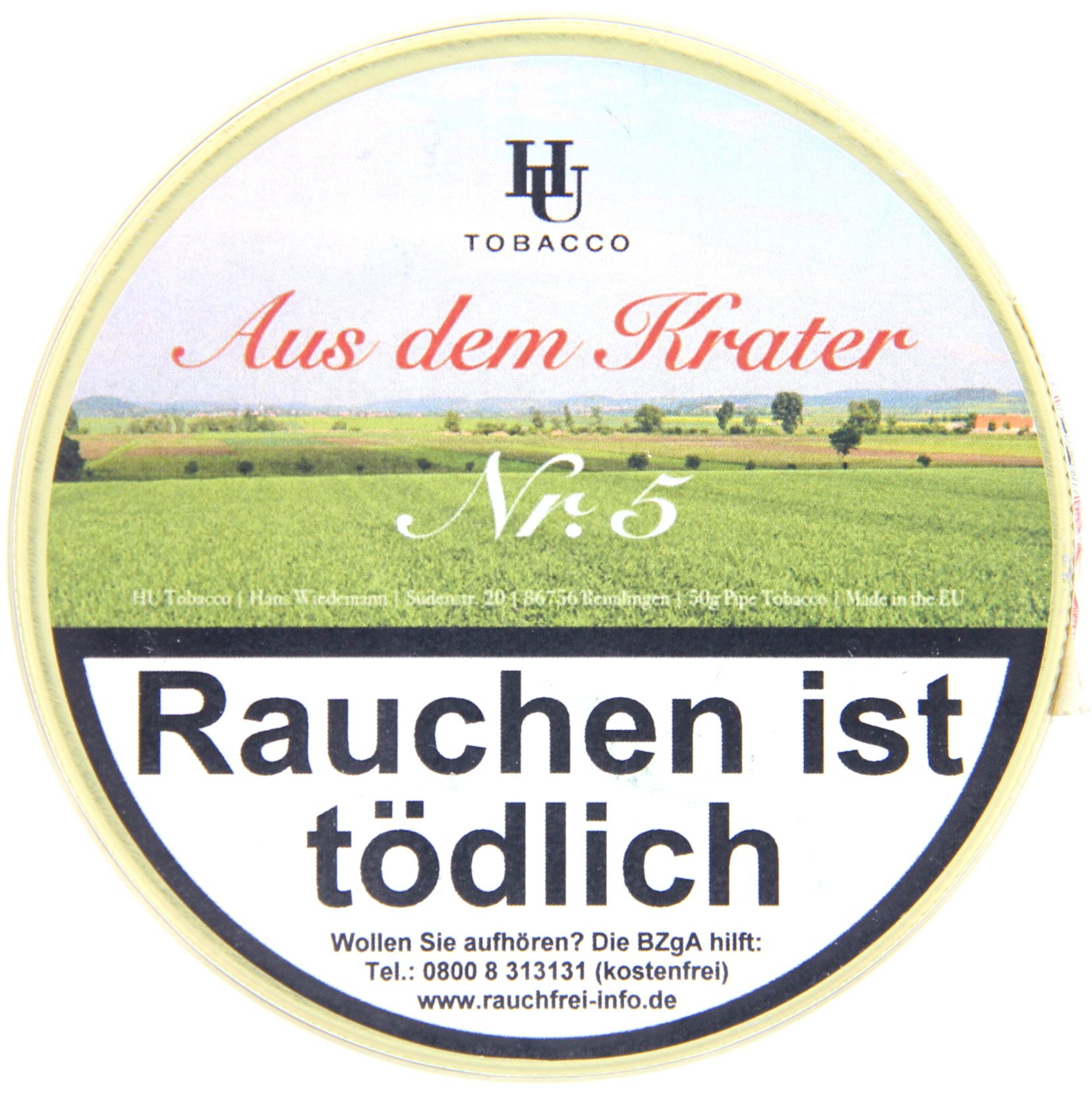 HU Tobacco Aus dem Krater Nr. 5 (50g Dose)