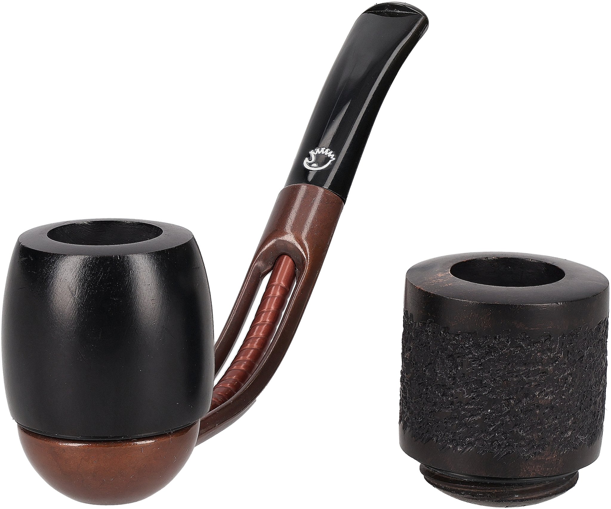 Falcon Pfeifensystem Starterset Extra Set Gebogen Glatt Billard ofen