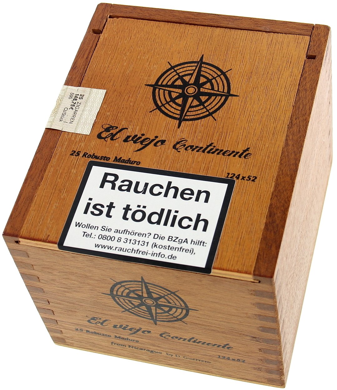 El Viejo Continente Maduro Robusto (5x52) Kiste