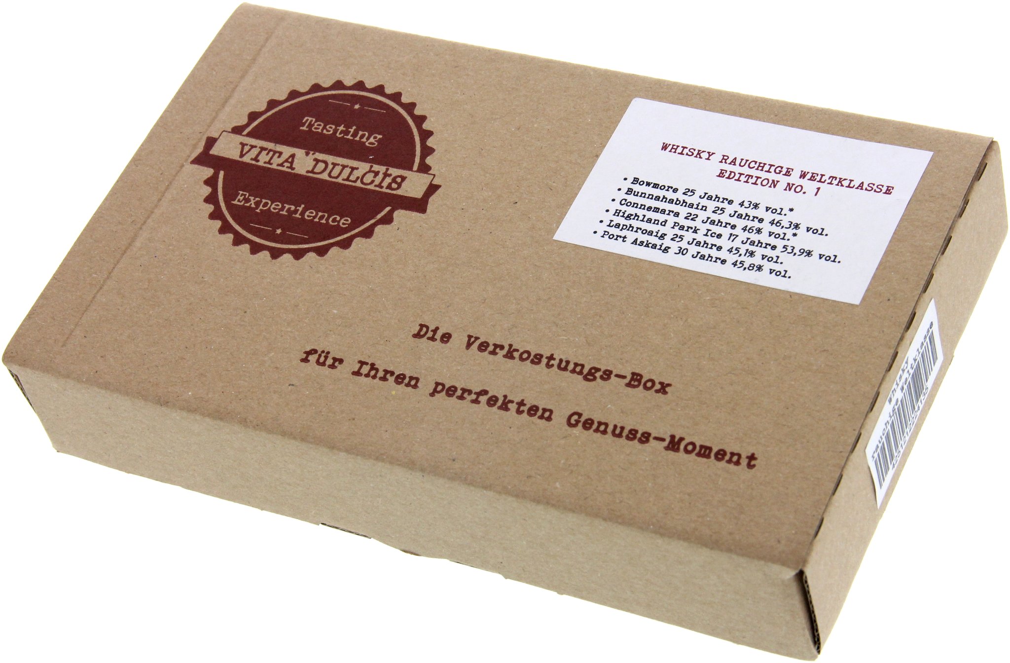Vita Dulcis Whisky Tasting Box rauchige Weltklasse