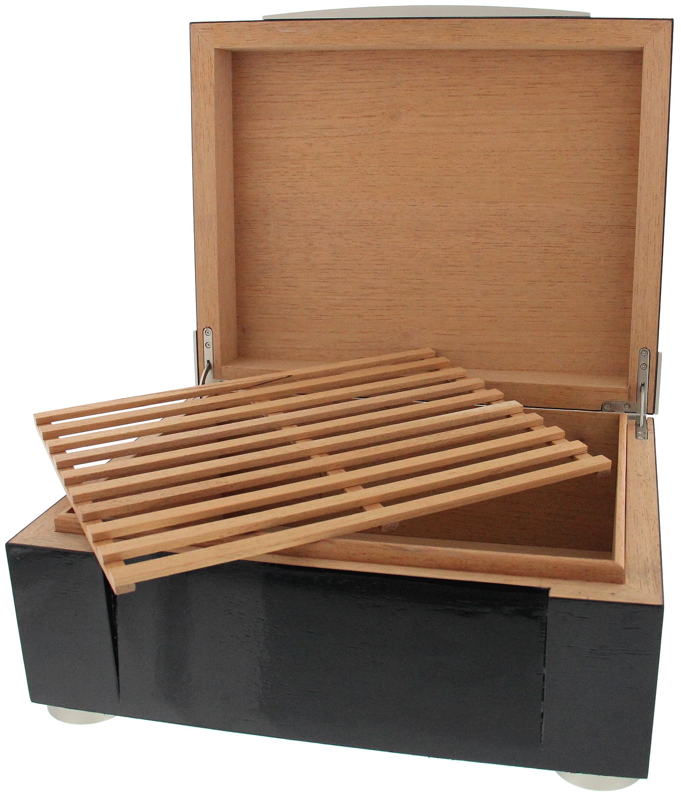 Xikar Humidore HP schwarz (675BK) offen