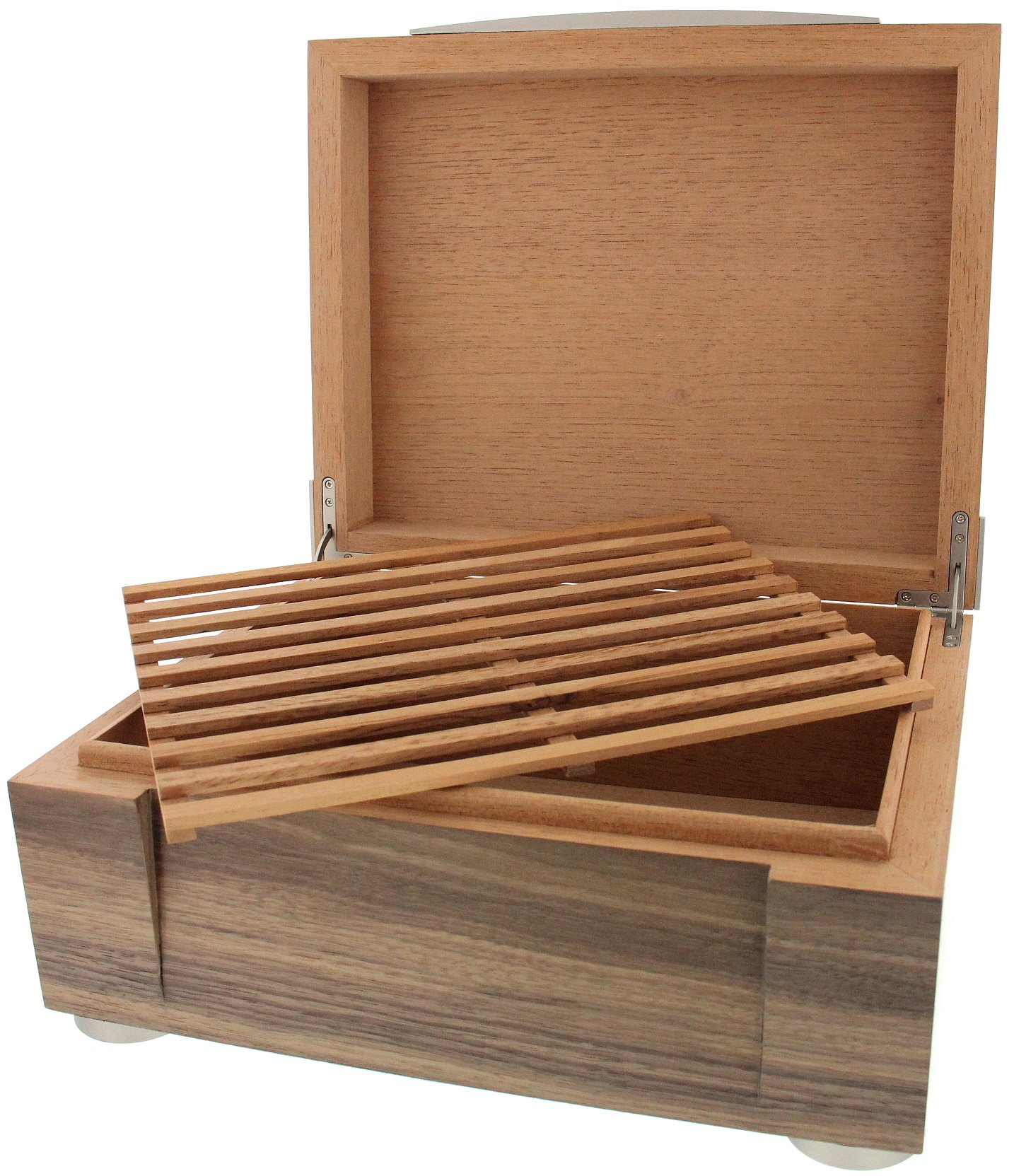 Xikar Humidore HP Walnuss (675WL) offen