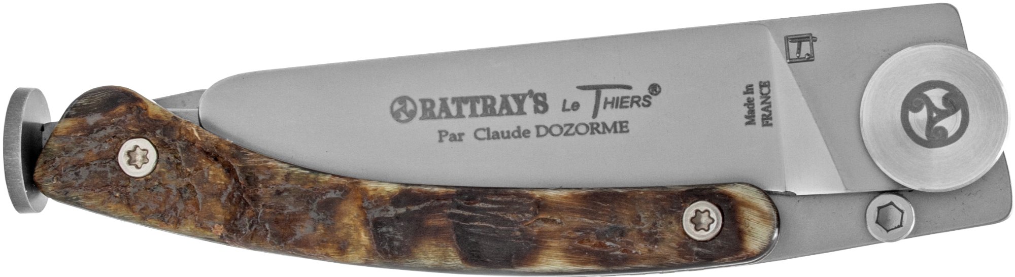 Rattray's Pfeifenbesteck Explorer Claude Dozorme Widder Horn (15409)